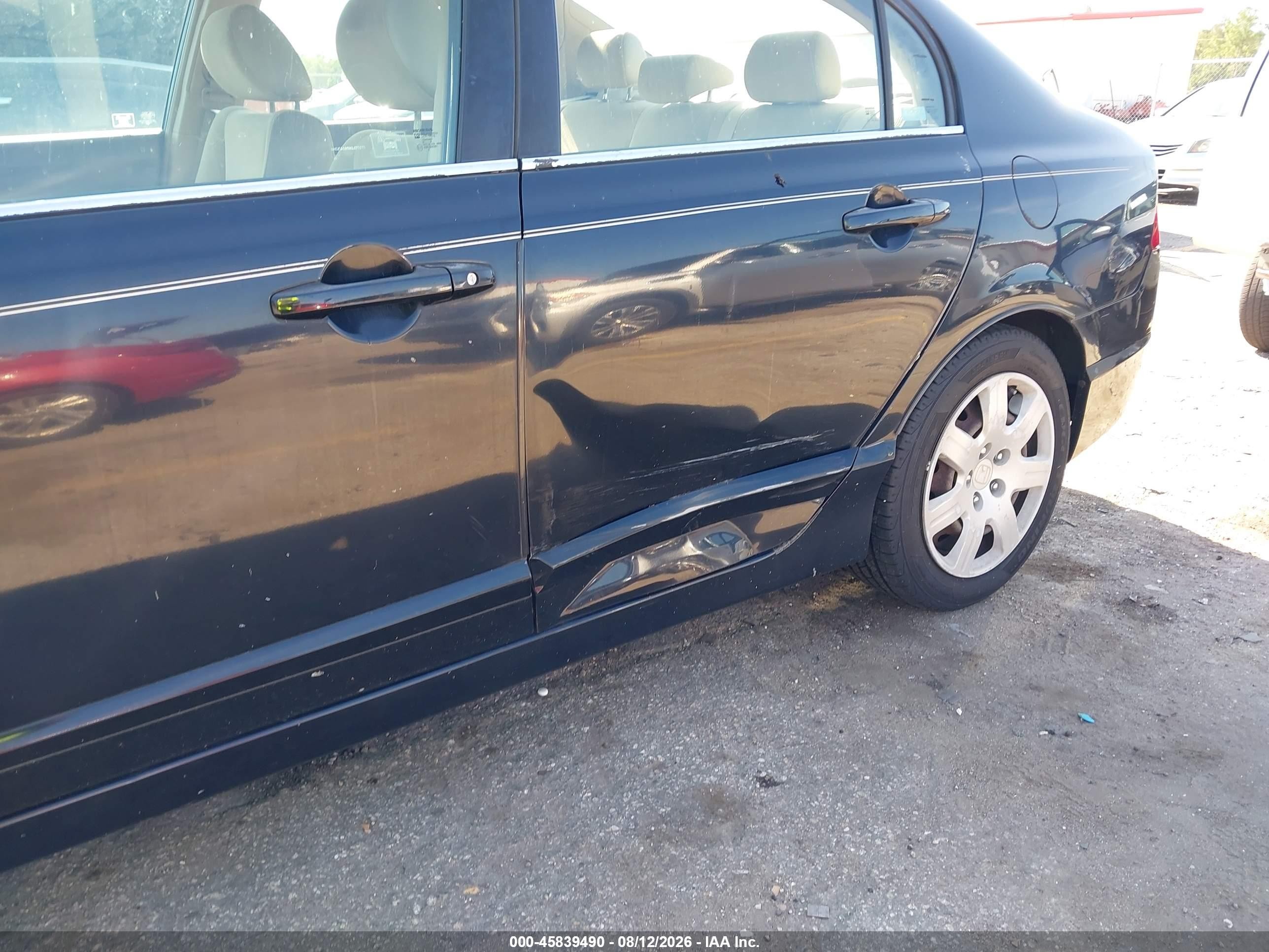 2006 Honda Civic Lx Black vin: 1HGFA16556L073275