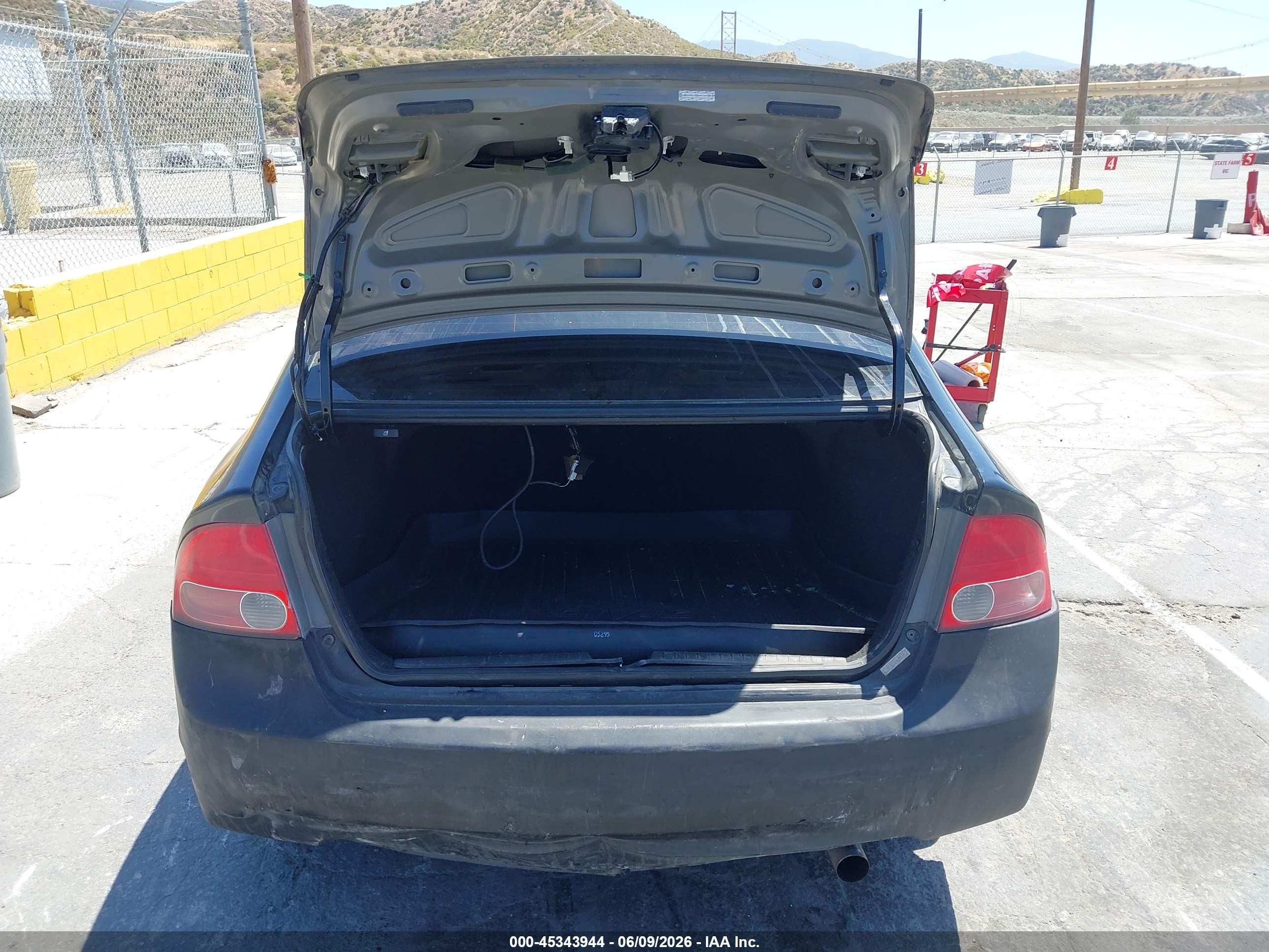 2006 Honda Civic Lx Black vin: 1HGFA16556L088326