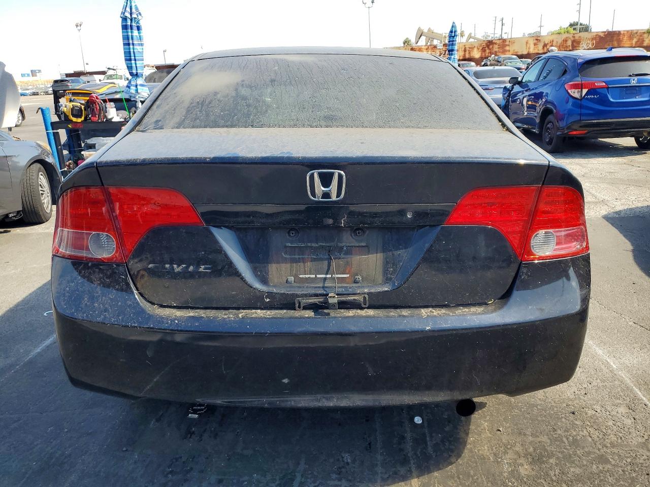 2006 Honda Civic Lx Black vin: 1HGFA16556L090447