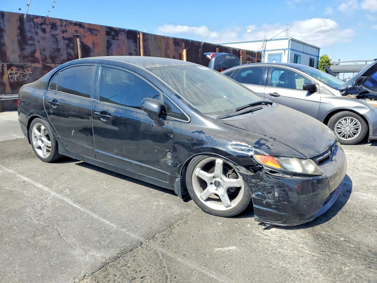 2006 Honda Civic Lx Black vin: 1HGFA16556L090447