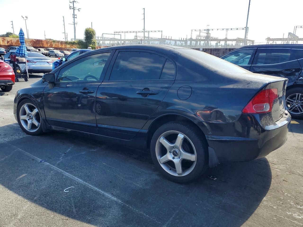 2006 Honda Civic Lx Black vin: 1HGFA16556L090447
