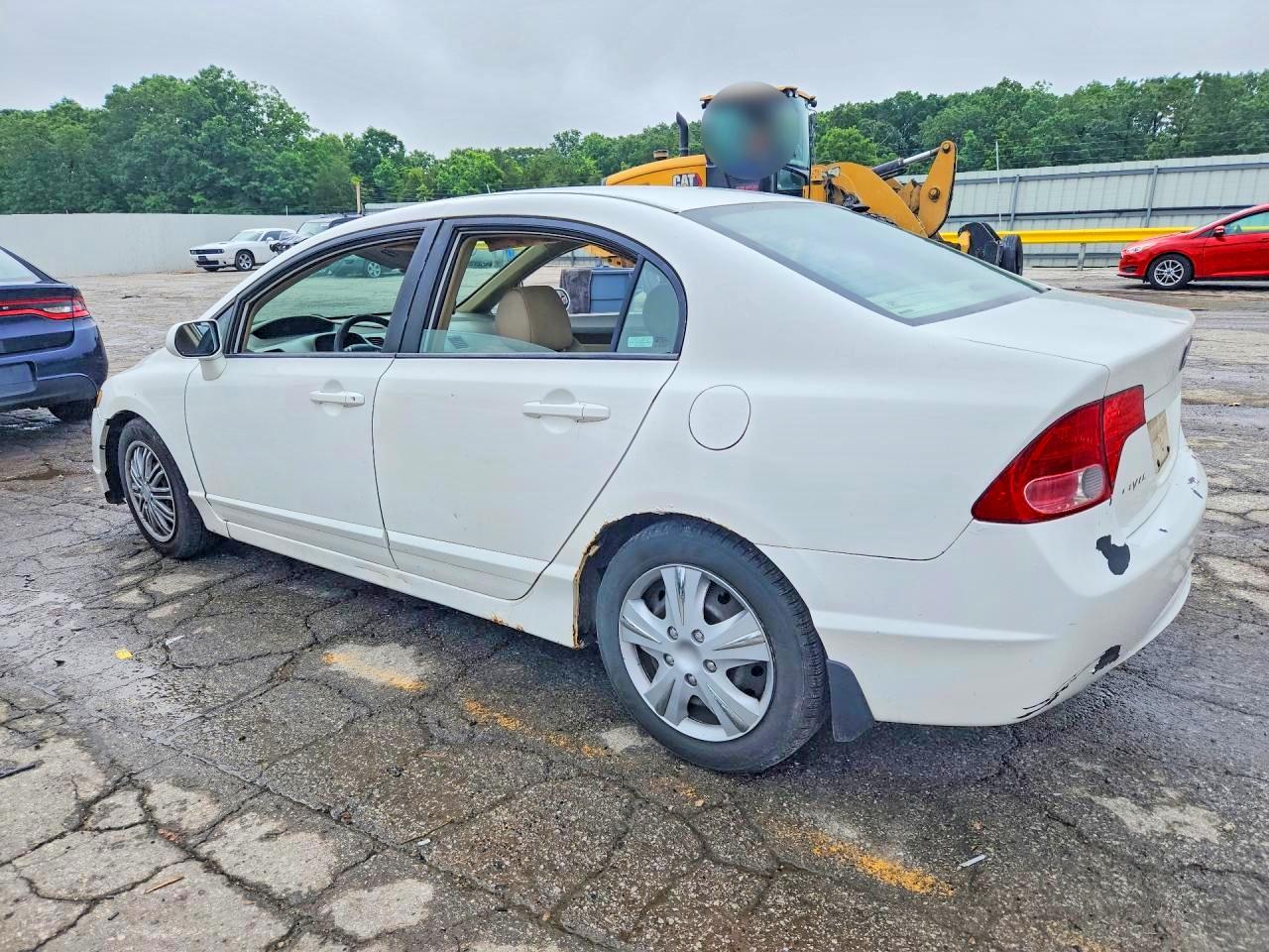 2006 Honda Civic Lx Белый vin: 1HGFA16556L097771