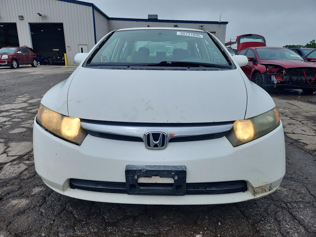 2006 Honda Civic Lx Белый vin: 1HGFA16556L097771