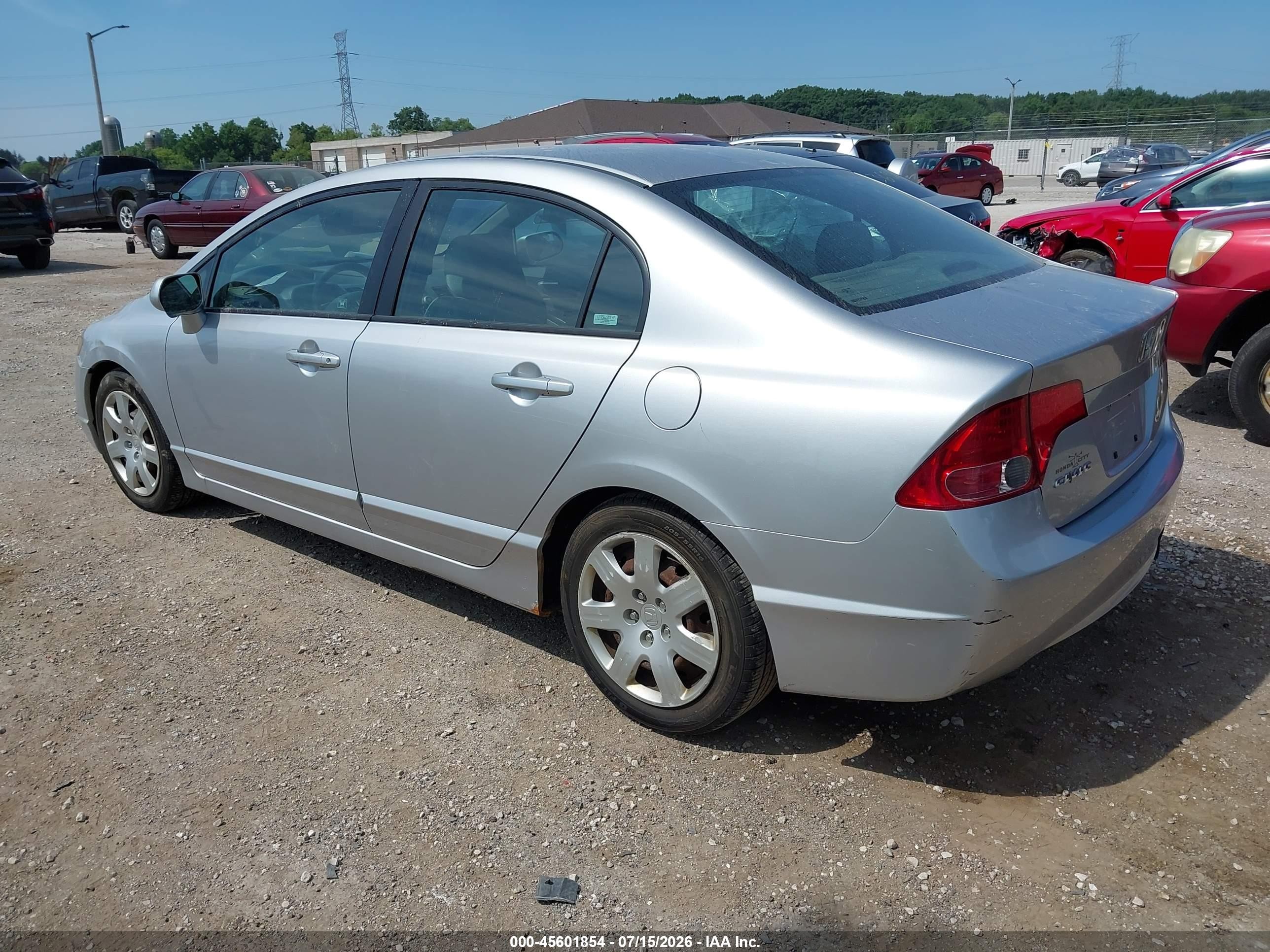 2006 Honda Civic Lx Silver vin: 1HGFA16556L109627