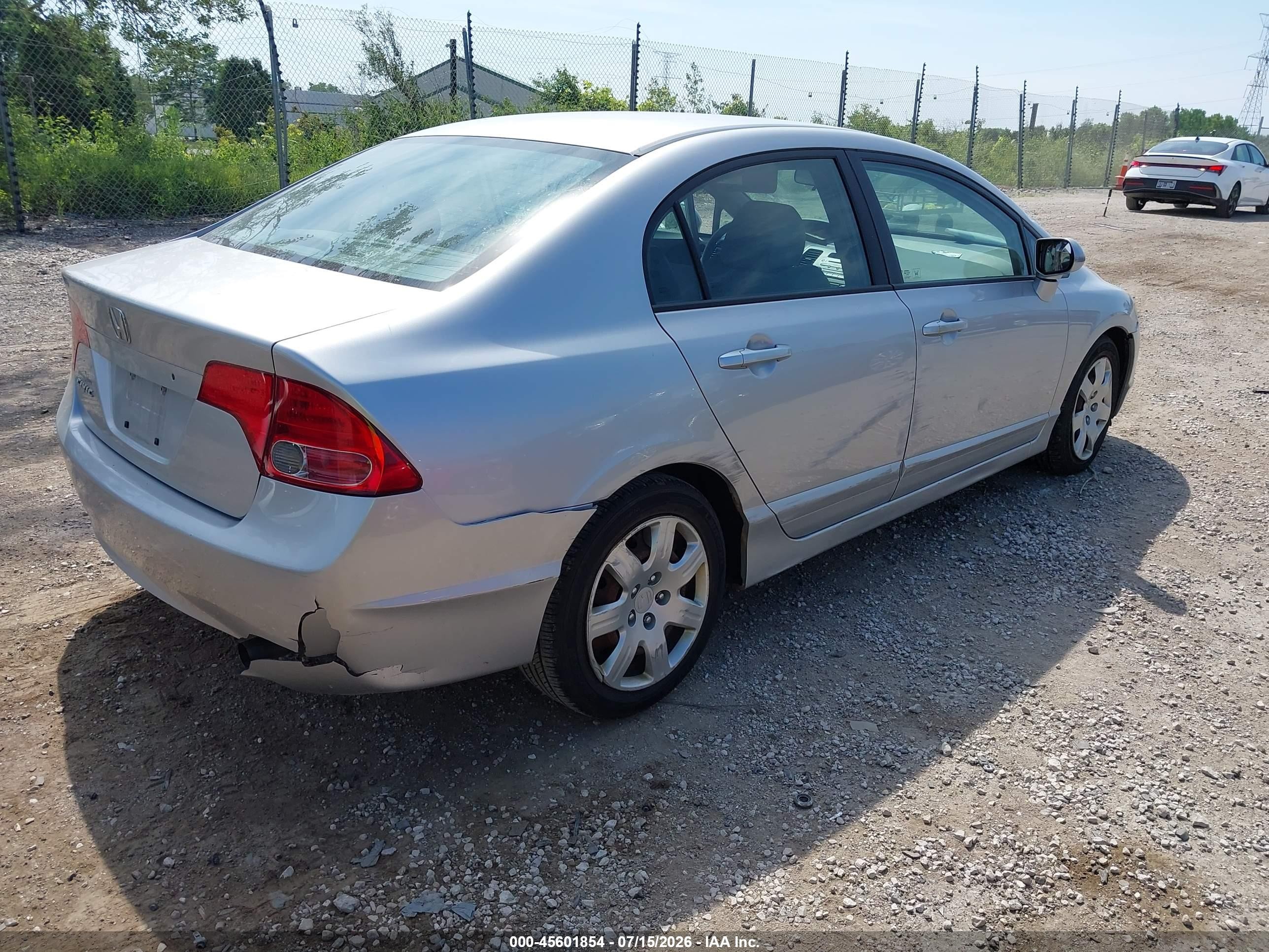 2006 Honda Civic Lx Silver vin: 1HGFA16556L109627