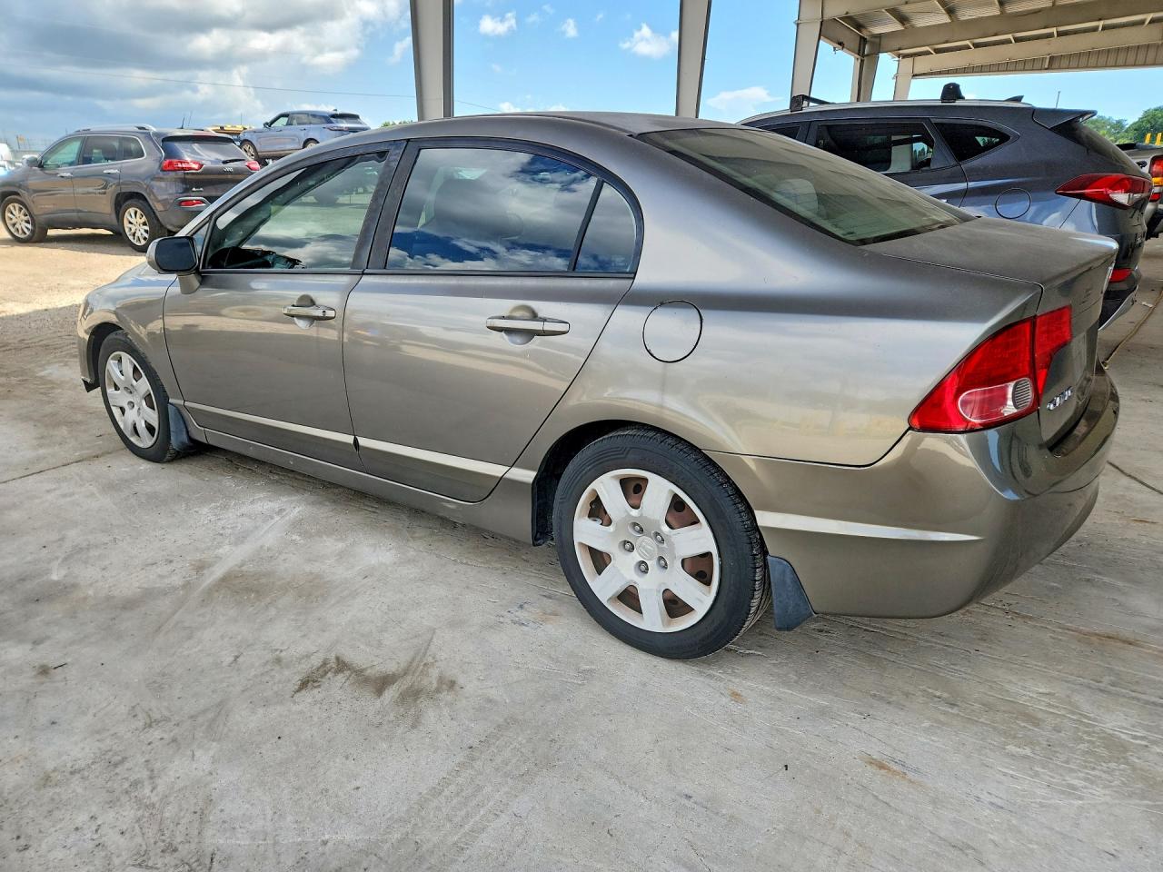 2006 Honda Civic Lx Gray vin: 1HGFA16556L132941