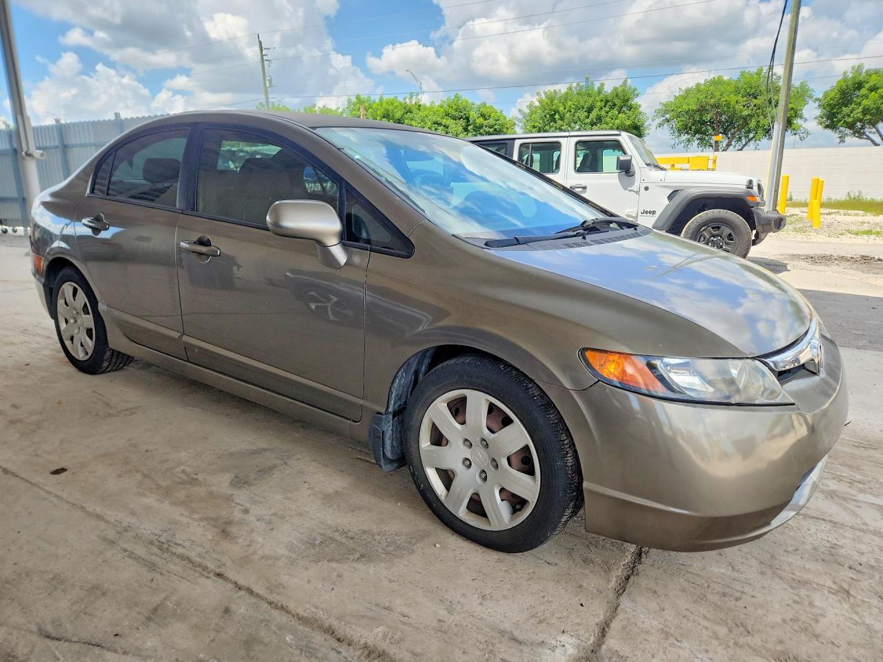 2006 Honda Civic Lx Gray vin: 1HGFA16556L132941