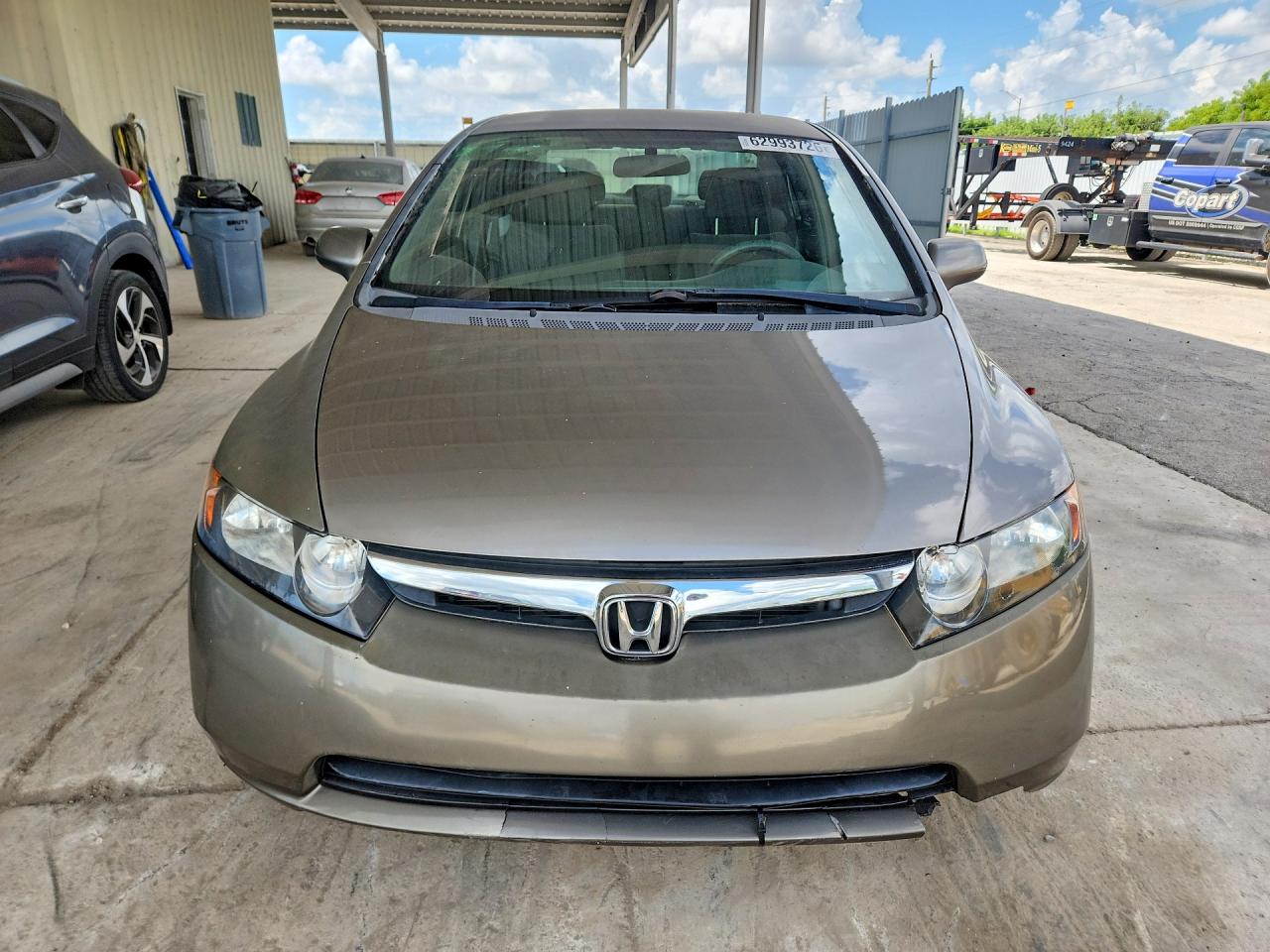 2006 Honda Civic Lx Gray vin: 1HGFA16556L132941