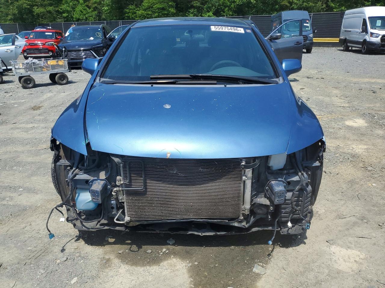 2007 Honda Civic Lx Blue vin: 1HGFA16557L012235
