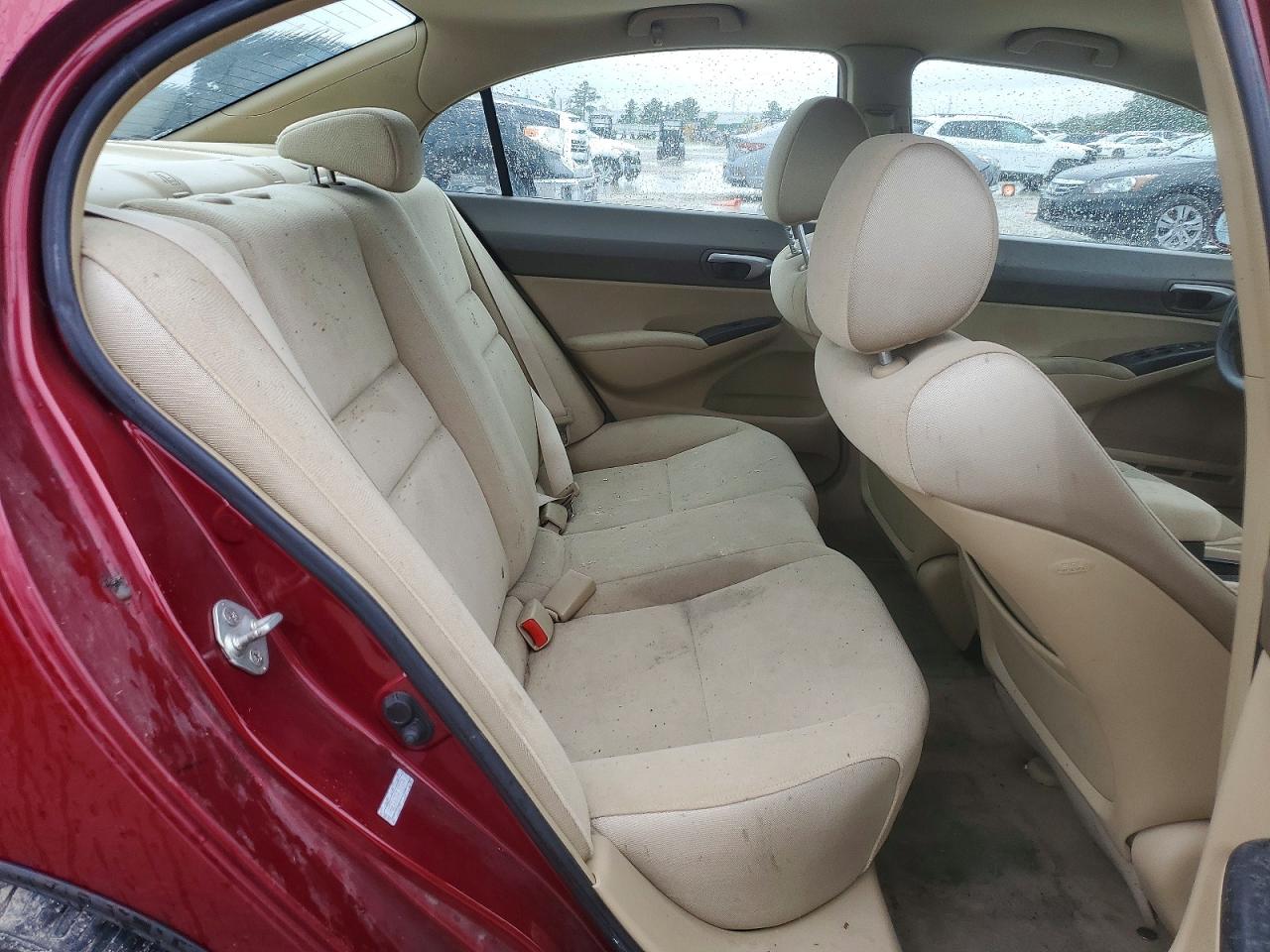 2007 Honda Civic Lx Red vin: 1HGFA16557L015524