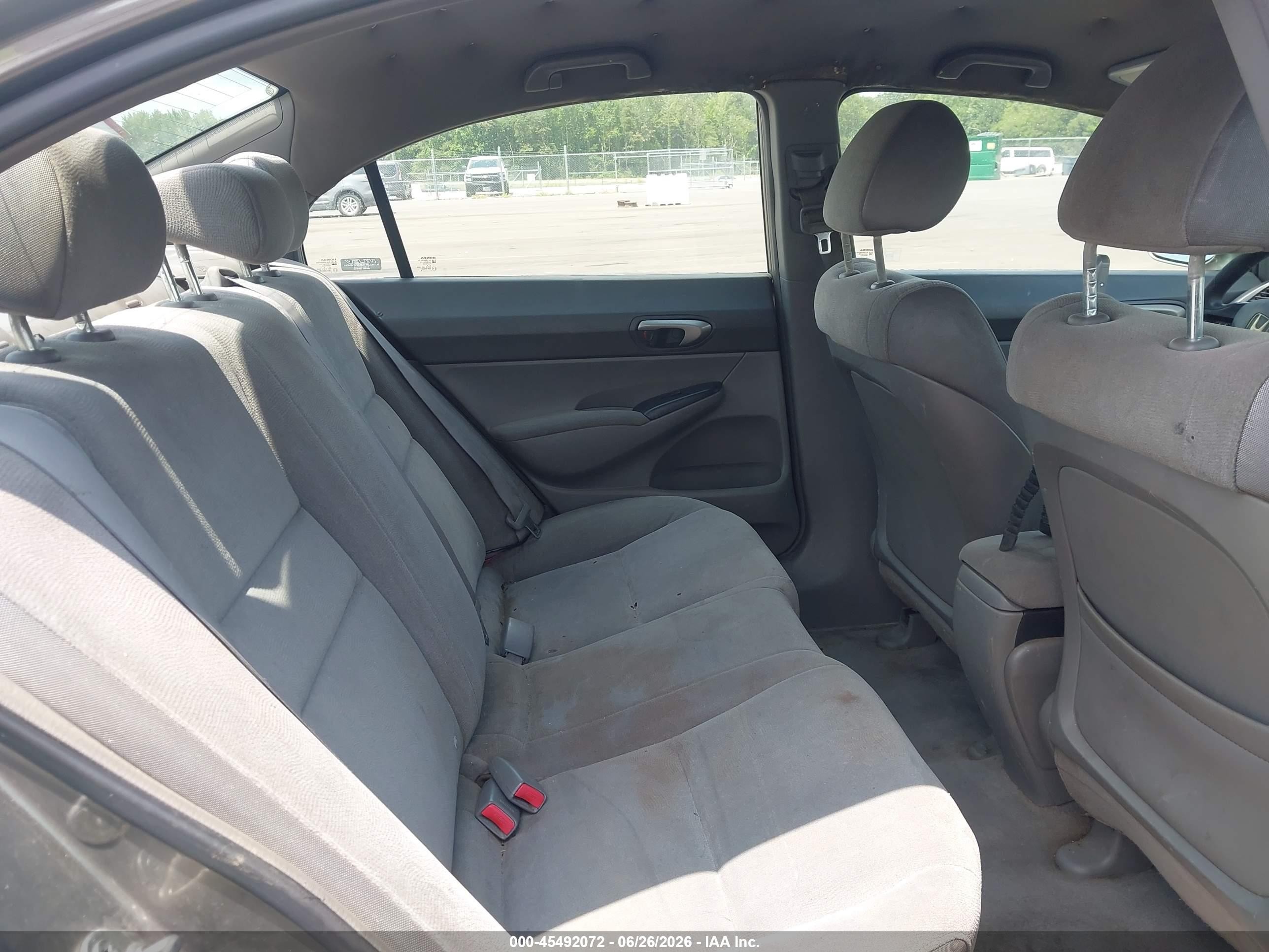 2007 Honda Civic Lx Gray vin: 1HGFA16557L019704