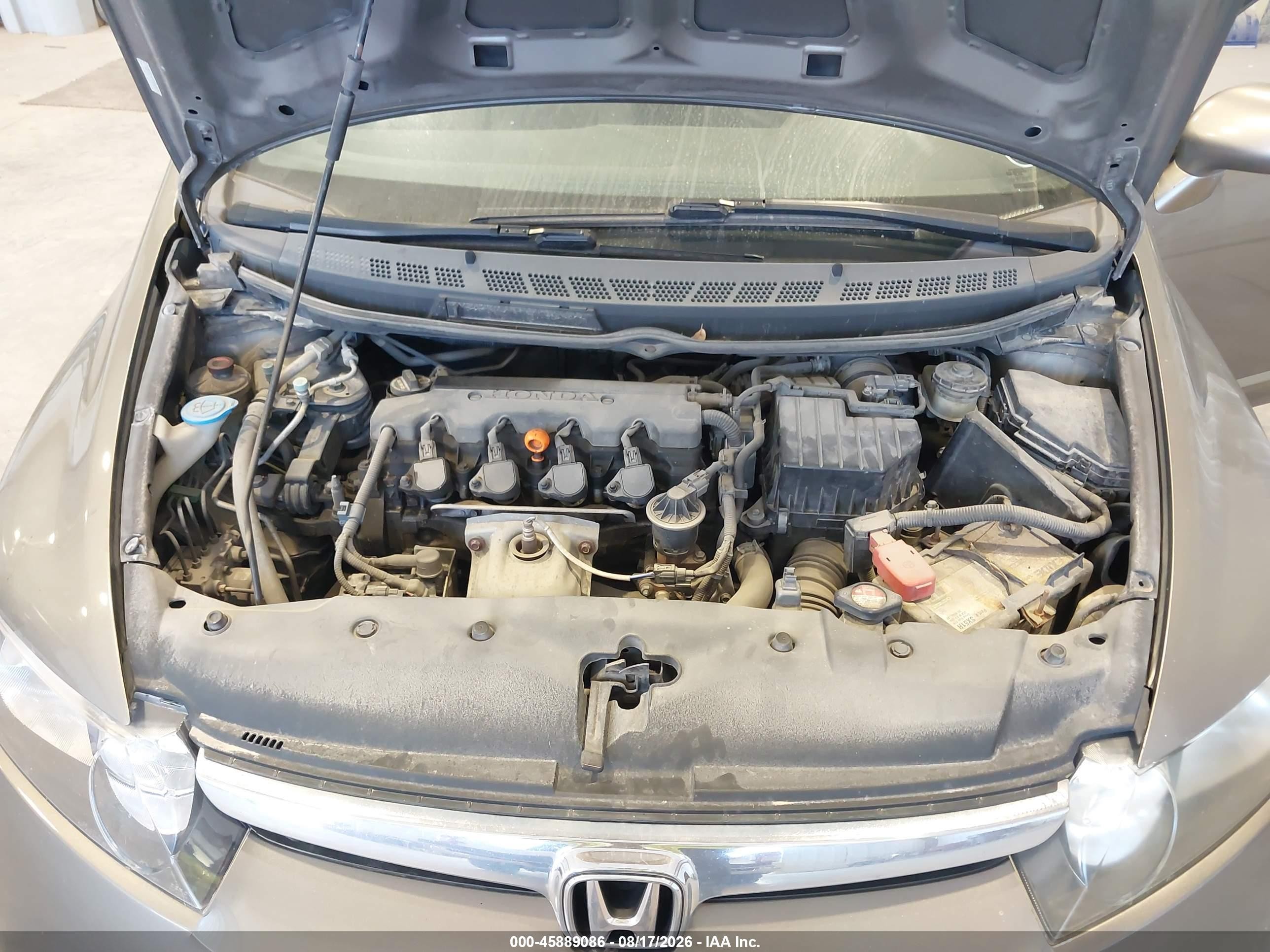 2007 Honda Civic Lx Beige vin: 1HGFA16557L020853