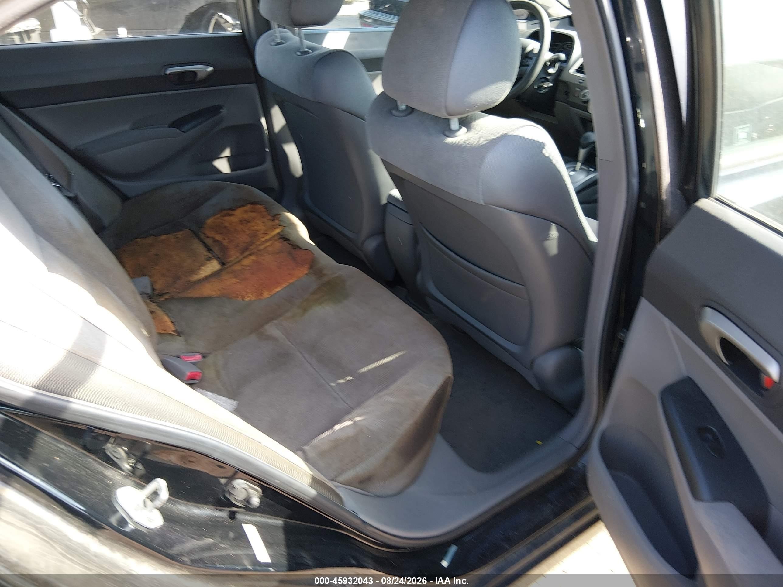 2007 Honda Civic Lx Черный vin: 1HGFA16557L042593