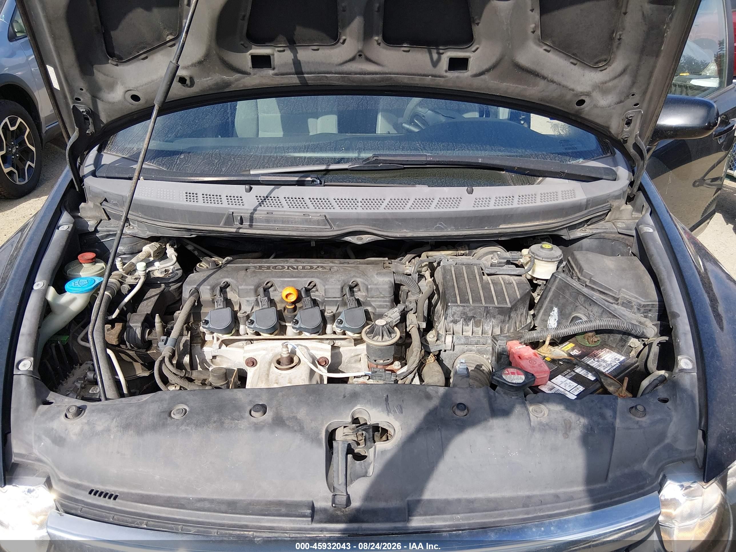 2007 Honda Civic Lx Черный vin: 1HGFA16557L042593