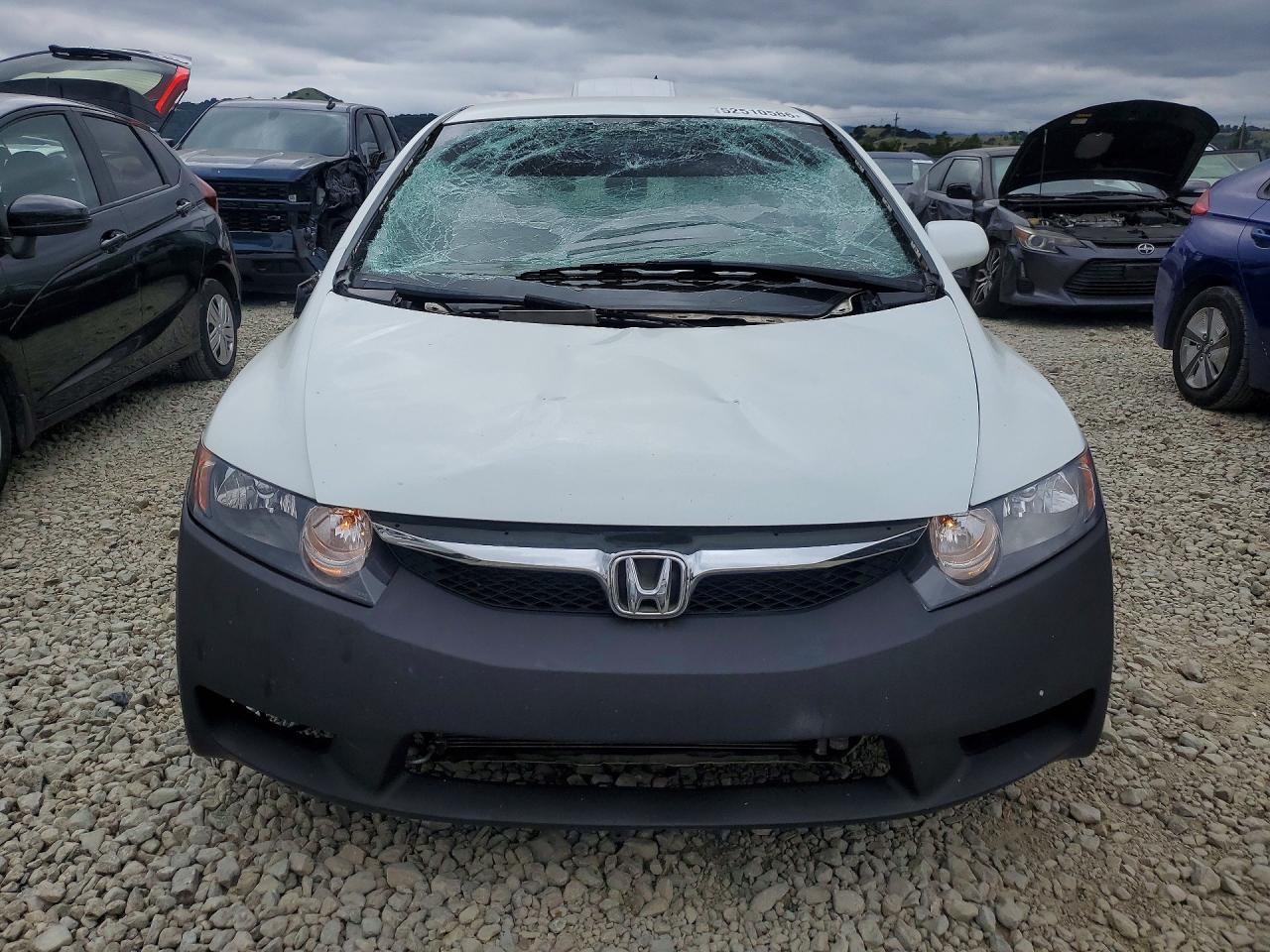 2007 Honda Civic Lx Белый vin: 1HGFA16557L064884