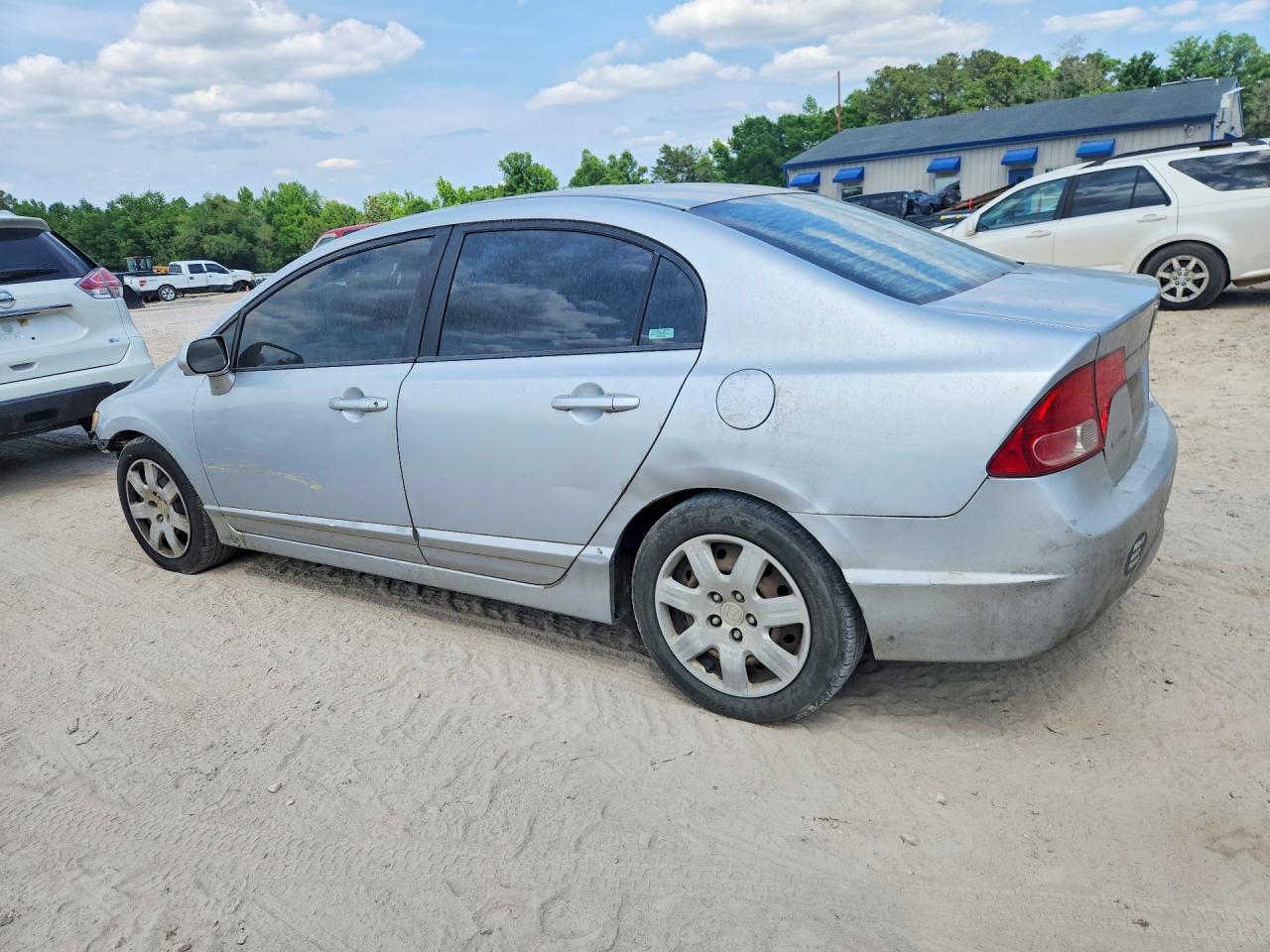 2007 Honda Civic Lx Silver vin: 1HGFA16557L065503
