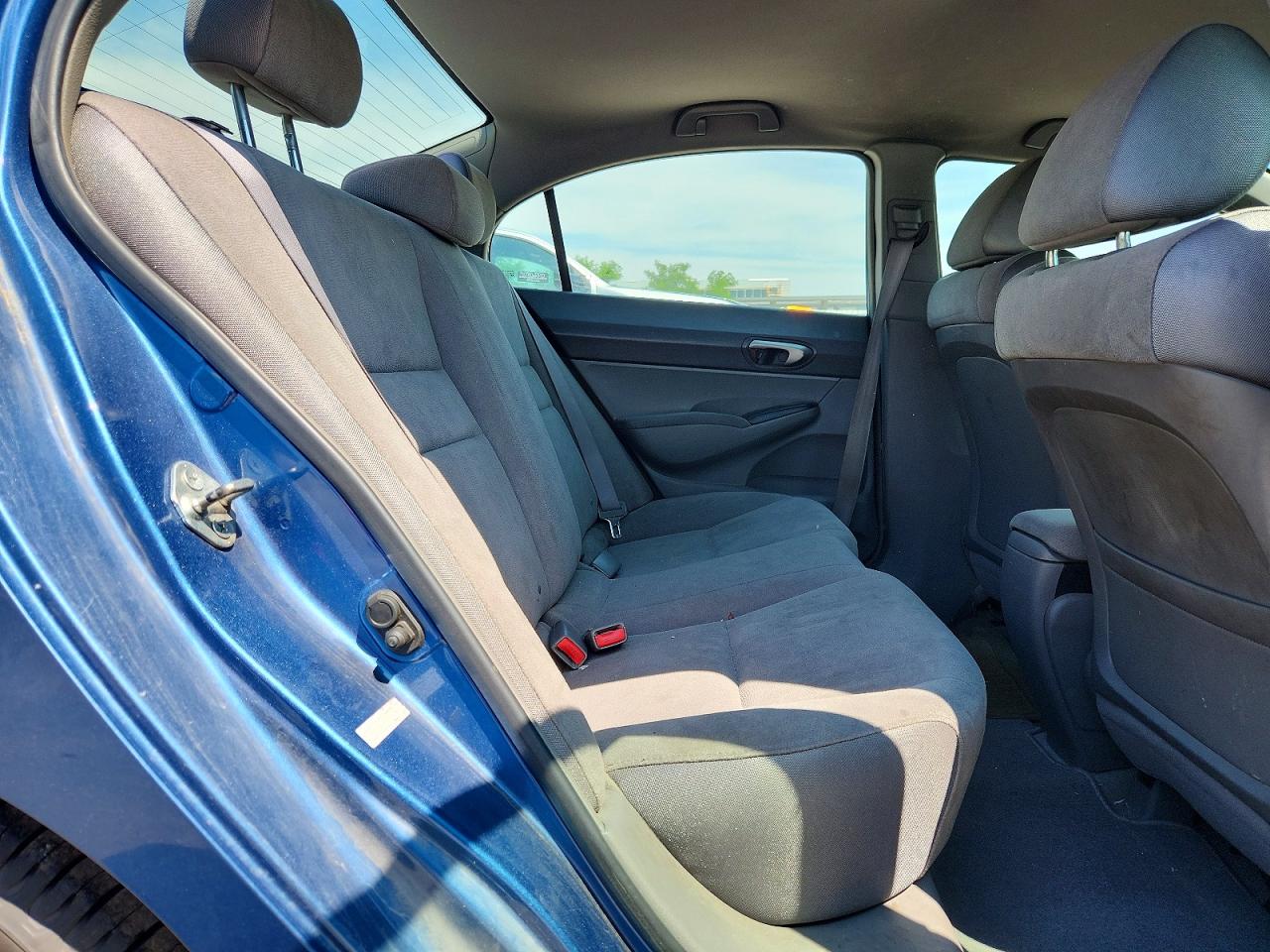 2007 Honda Civic Lx Blue vin: 1HGFA16557L072984