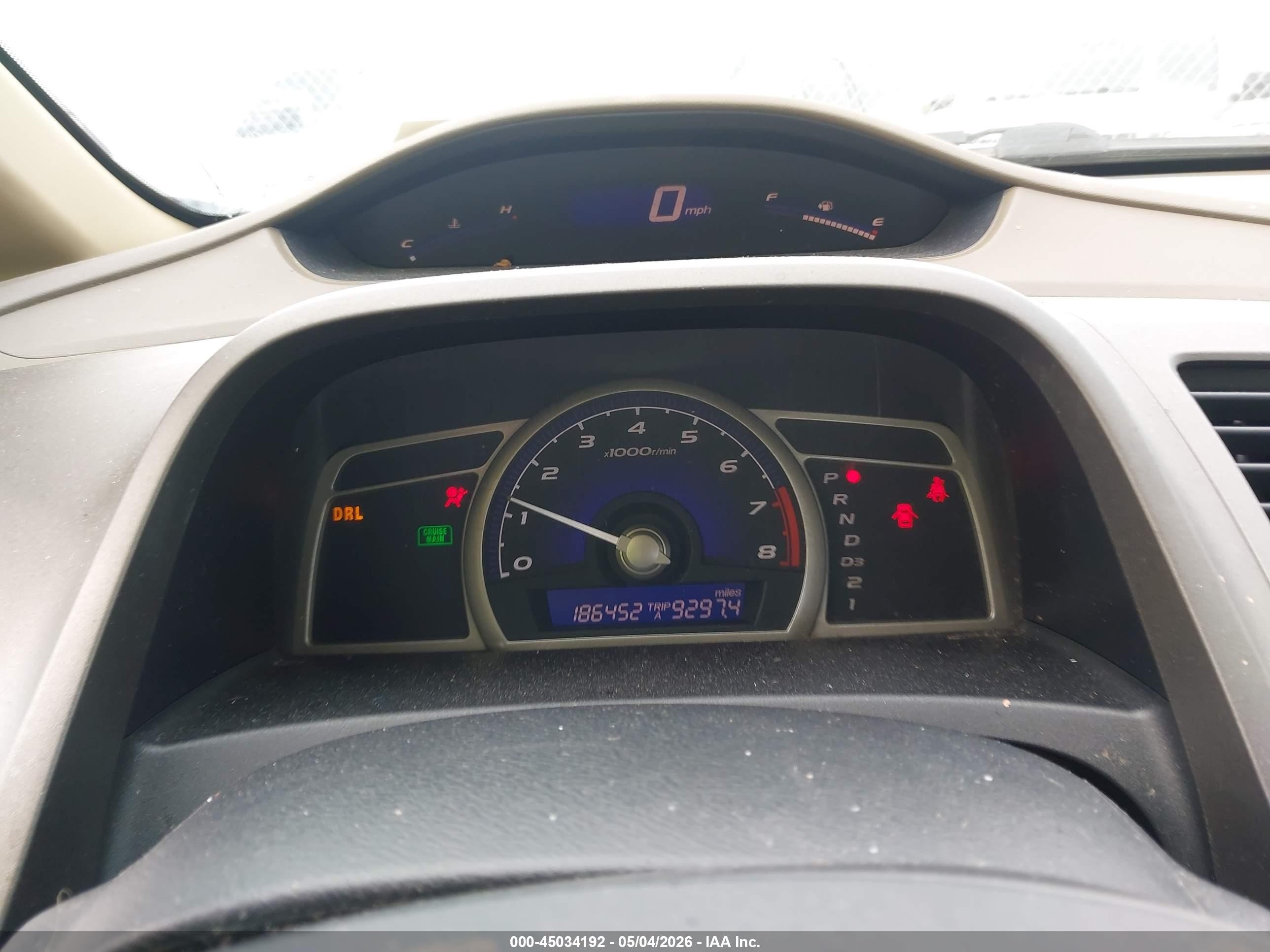 2007 Honda Civic Lx White vin: 1HGFA16557L122136