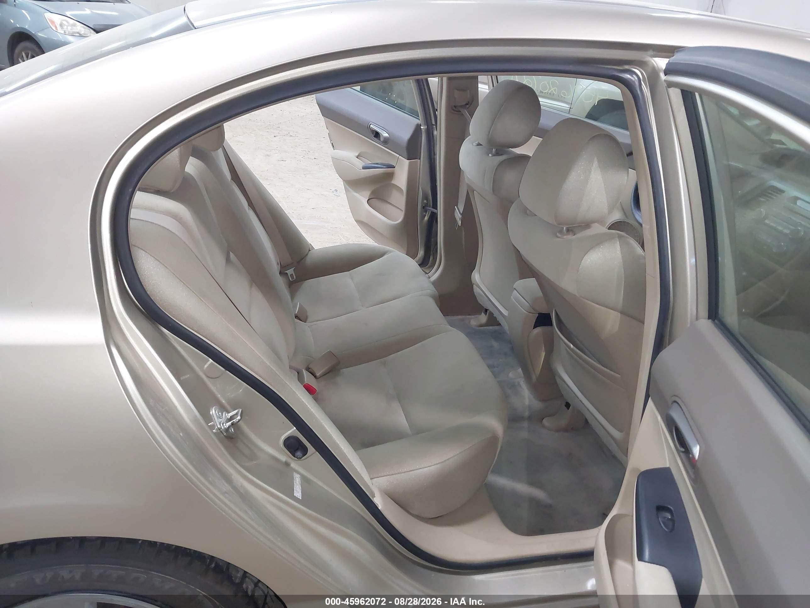 2007 Honda Civic Lx Золотой vin: 1HGFA16557L127370