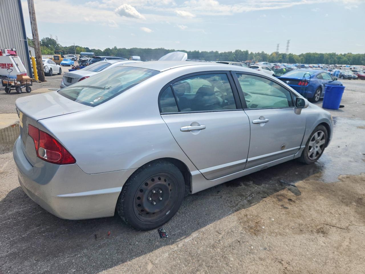 2007 Honda Civic Lx Silver vin: 1HGFA16557L127899