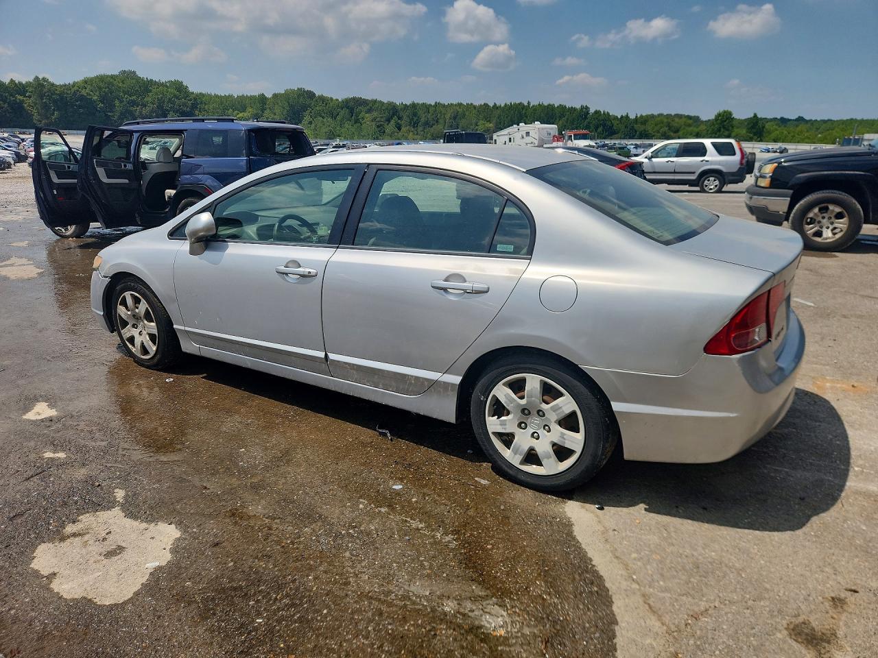2007 Honda Civic Lx Silver vin: 1HGFA16557L127899