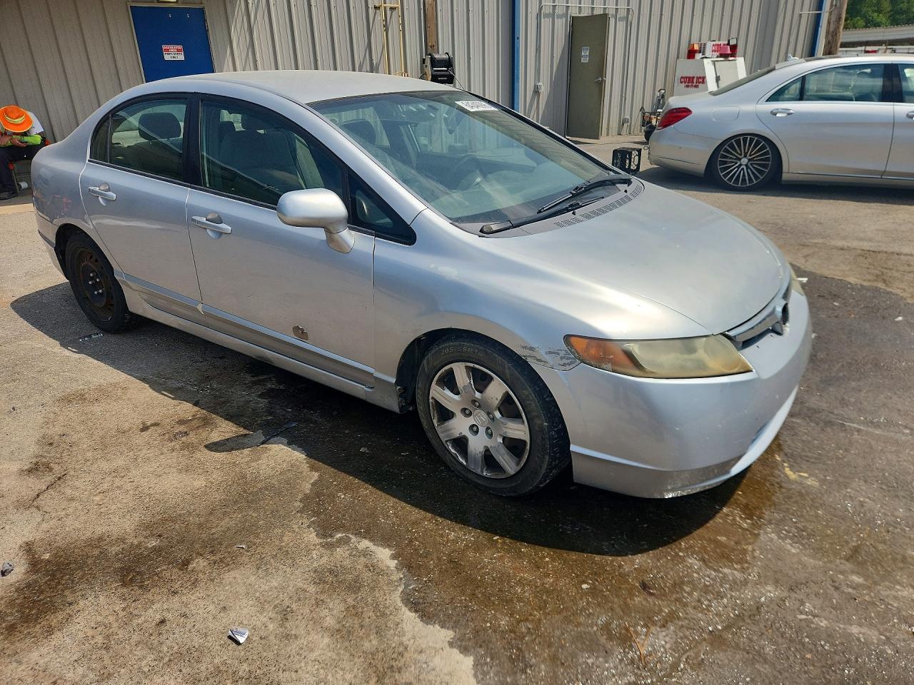2007 Honda Civic Lx Silver vin: 1HGFA16557L127899