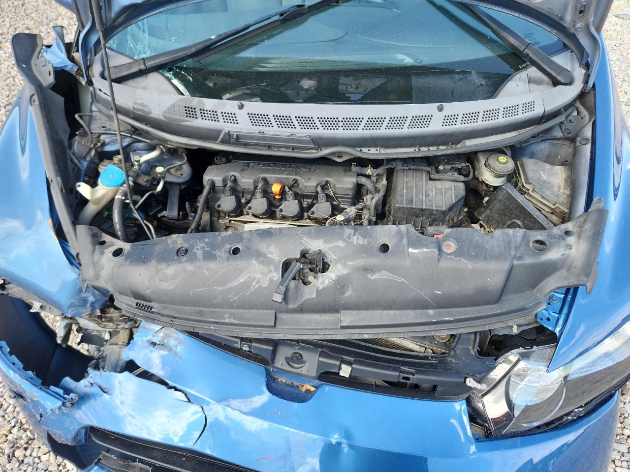2008 Honda Civic Lx Blue vin: 1HGFA16558L004461