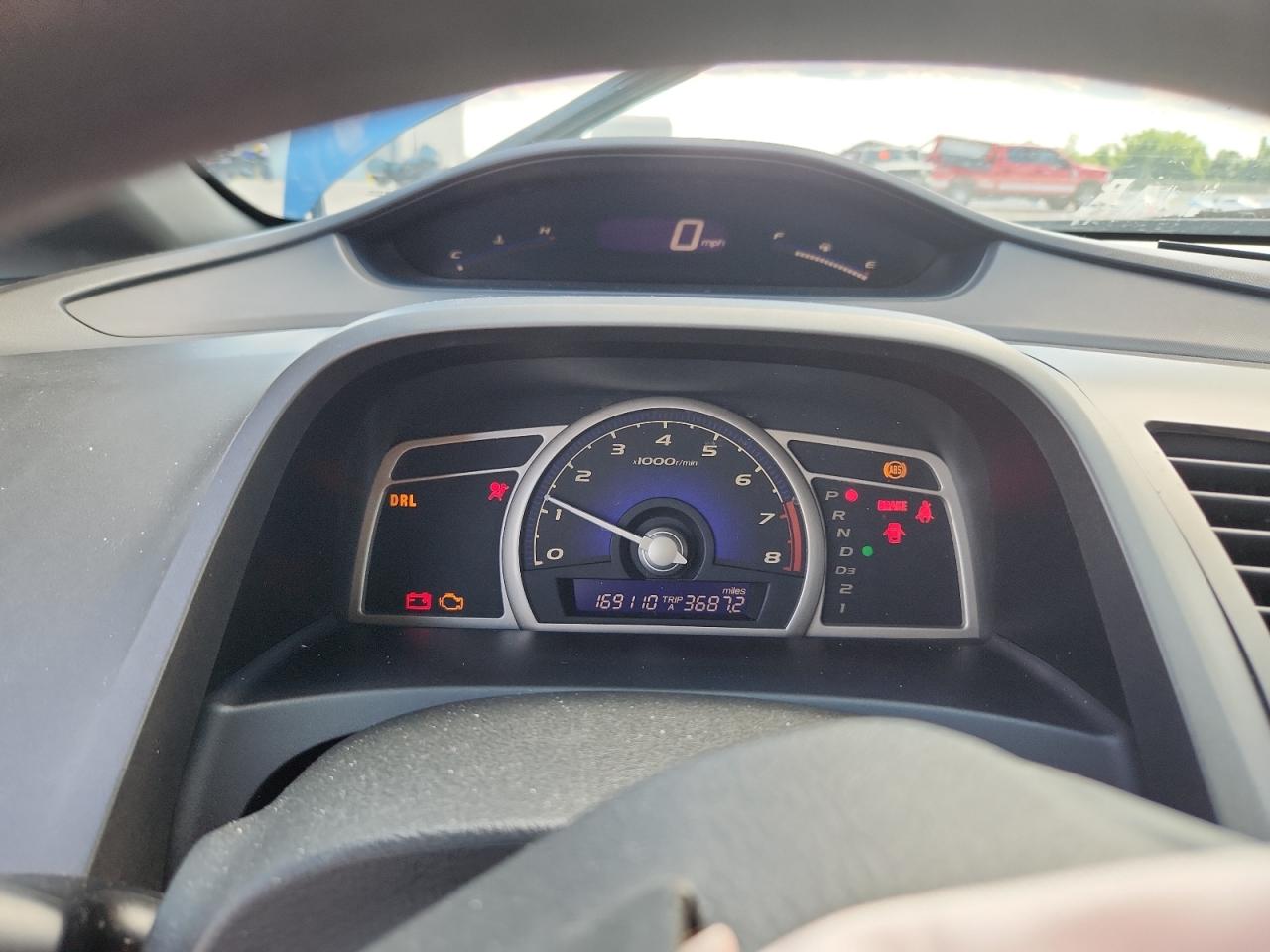 2008 Honda Civic Lx Blue vin: 1HGFA16558L004461