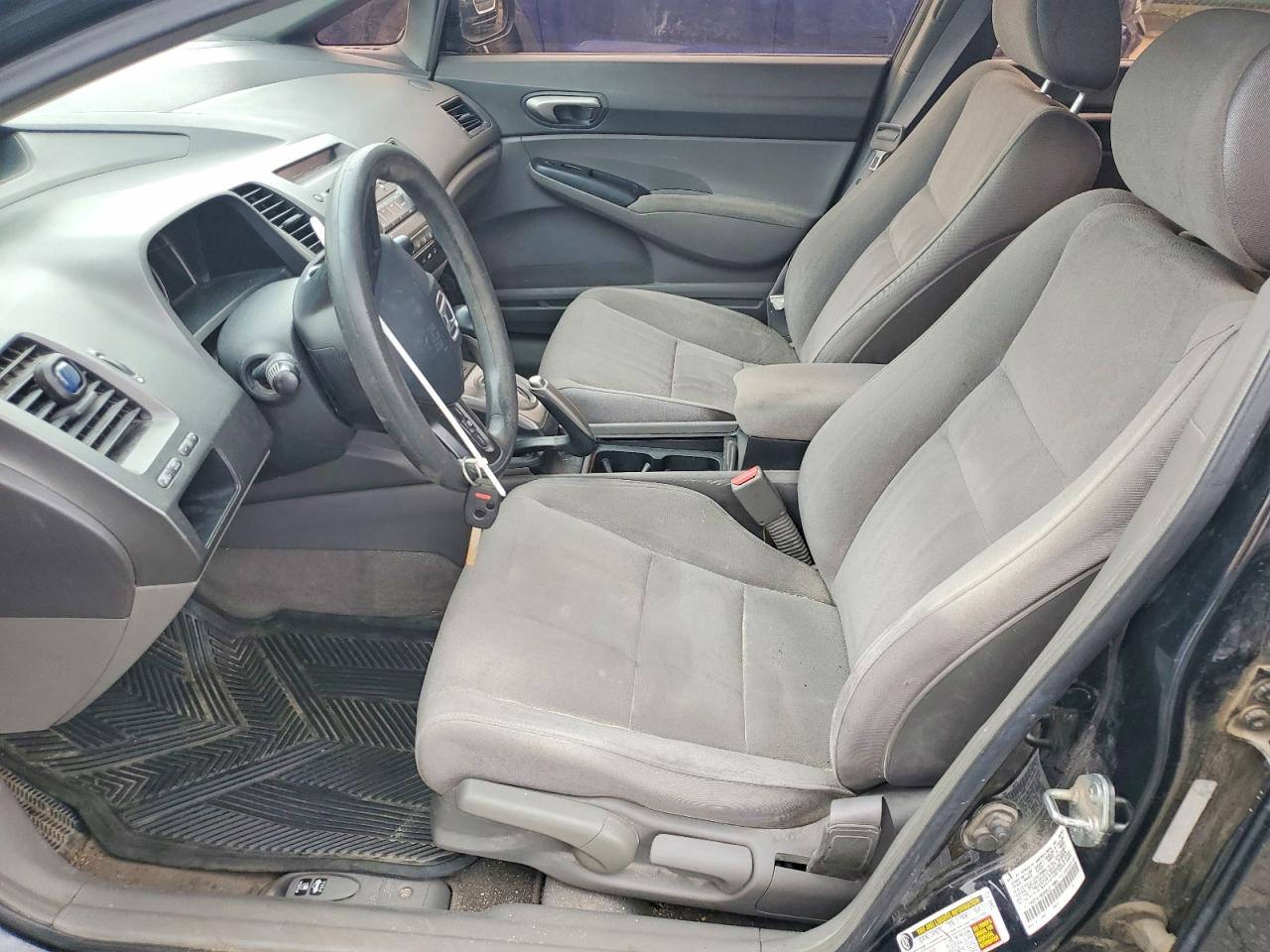 2008 Honda Civic Lx Black vin: 1HGFA16558L011989