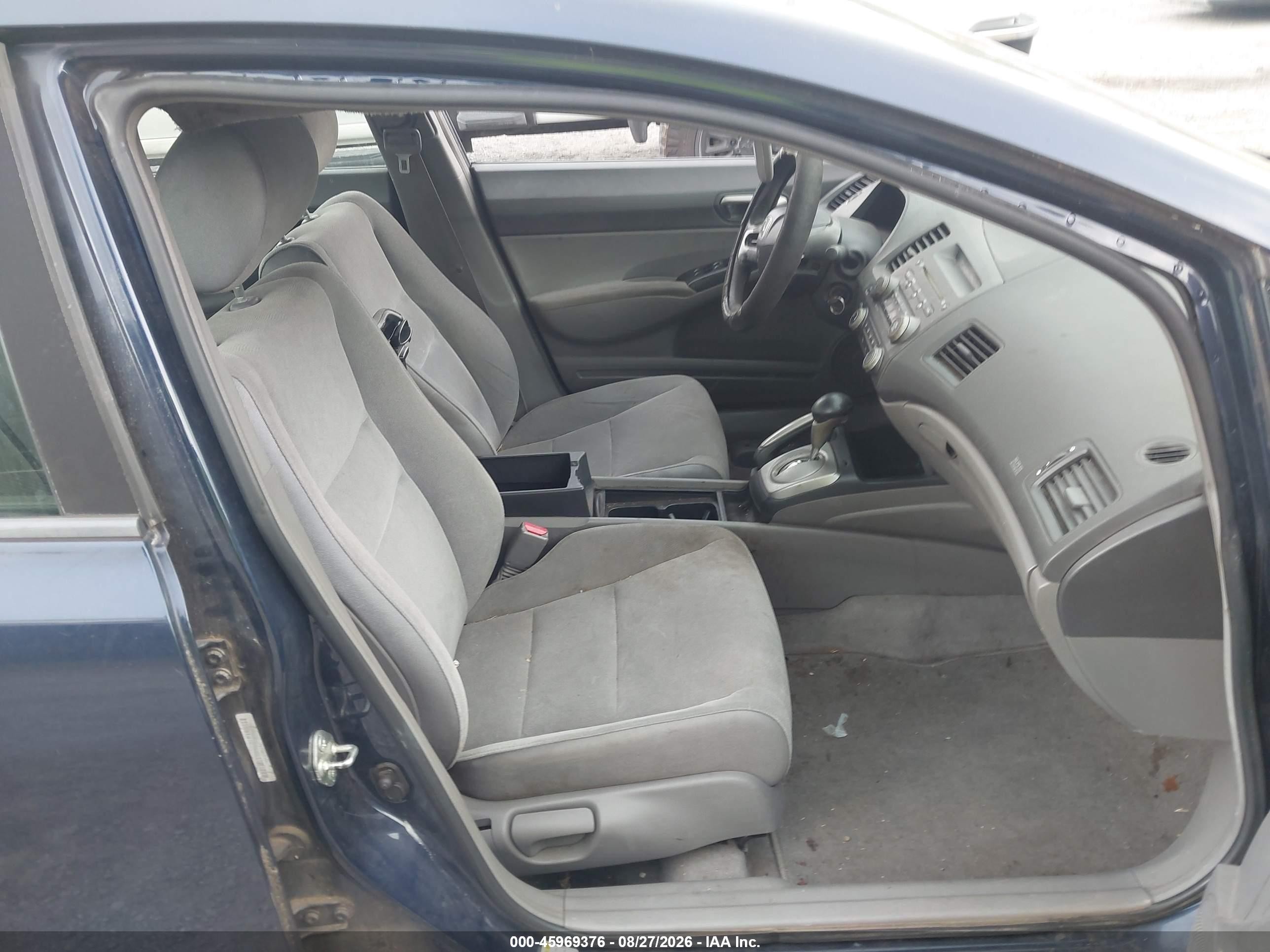 2008 Honda Civic Lx Синий vin: 1HGFA16558L014620