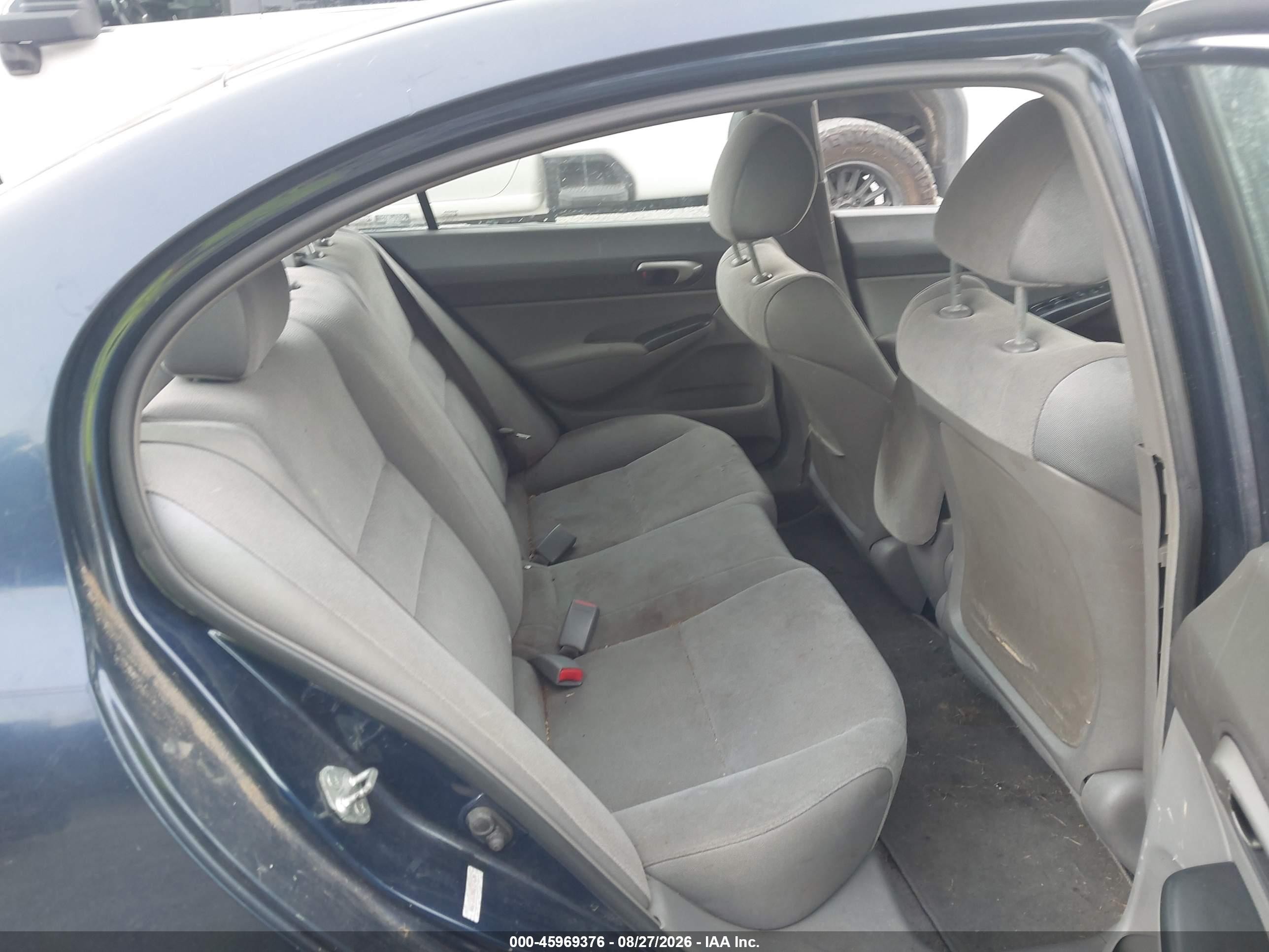 2008 Honda Civic Lx Синий vin: 1HGFA16558L014620