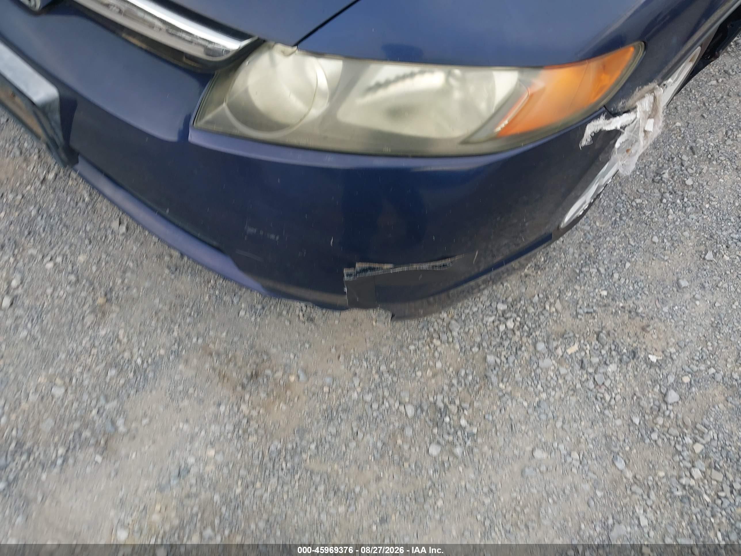 2008 Honda Civic Lx Синий vin: 1HGFA16558L014620