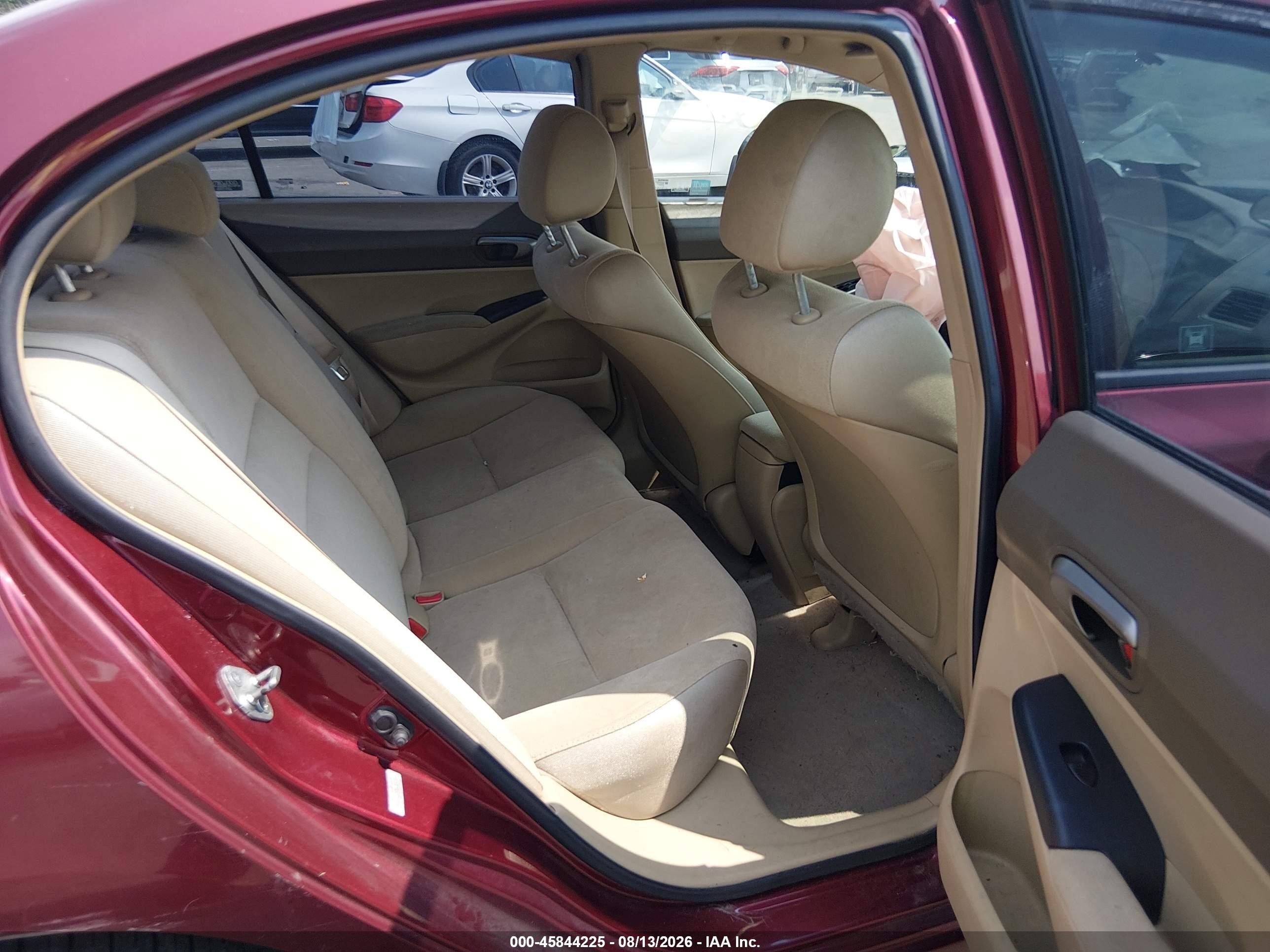 2008 Honda Civic Lx Red vin: 1HGFA16558L020160