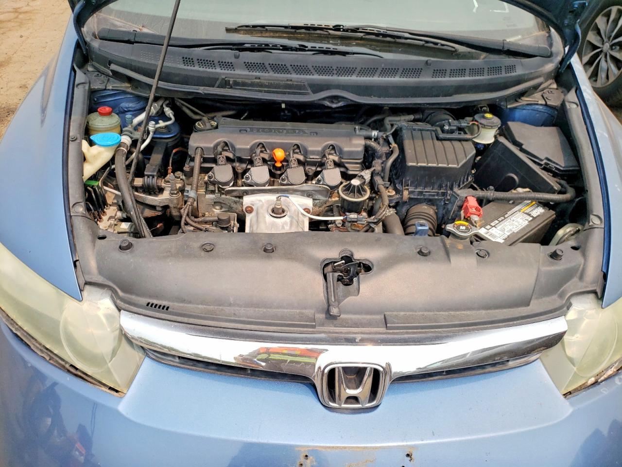 2008 Honda Civic Lx Blue vin: 1HGFA16558L028906