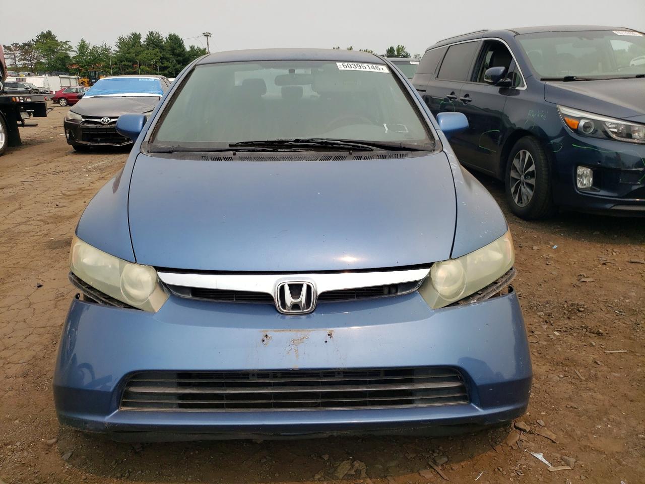 2008 Honda Civic Lx Blue vin: 1HGFA16558L028906