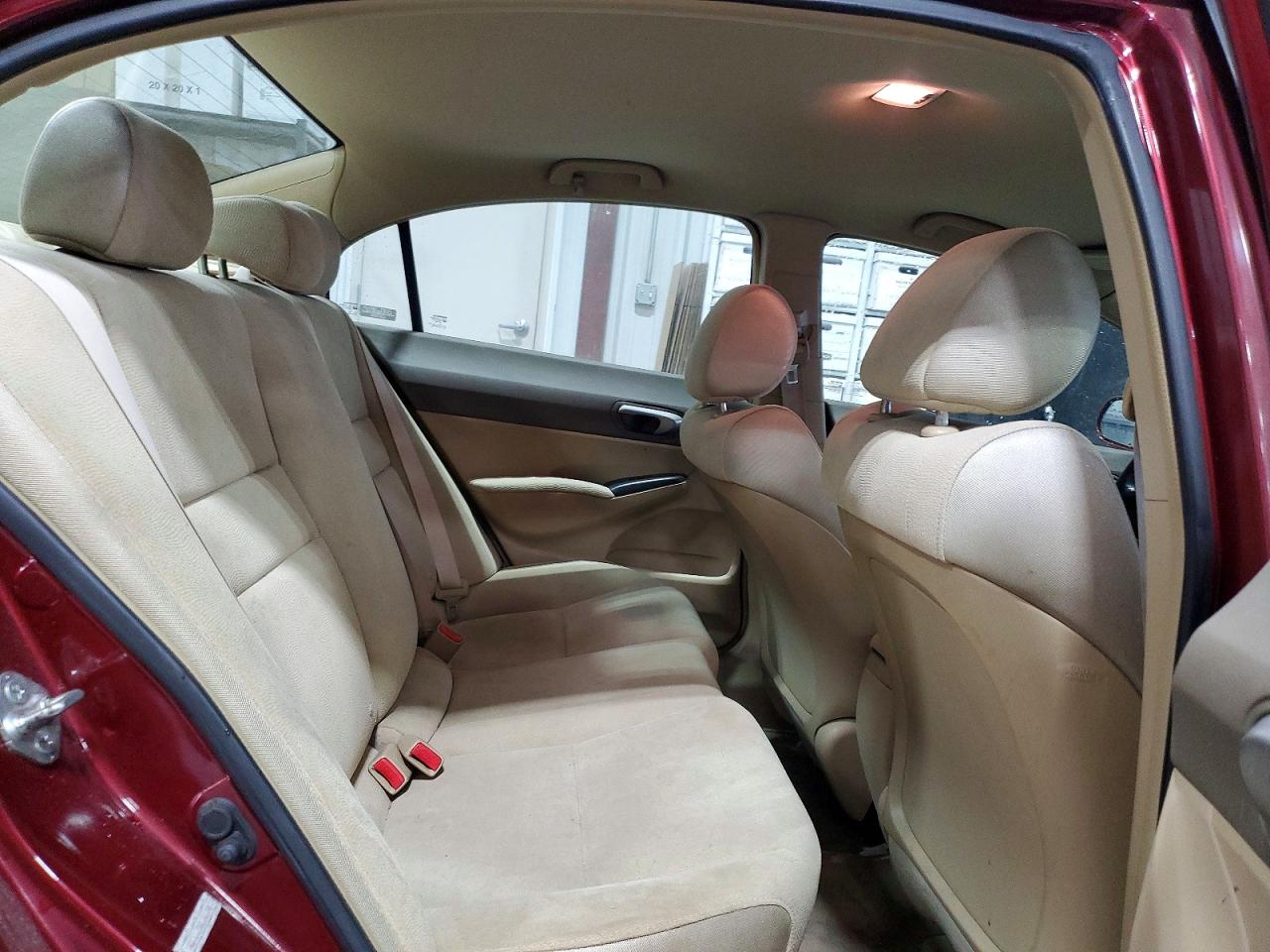 2008 Honda Civic Lx Темно-бордовый vin: 1HGFA16558L046998