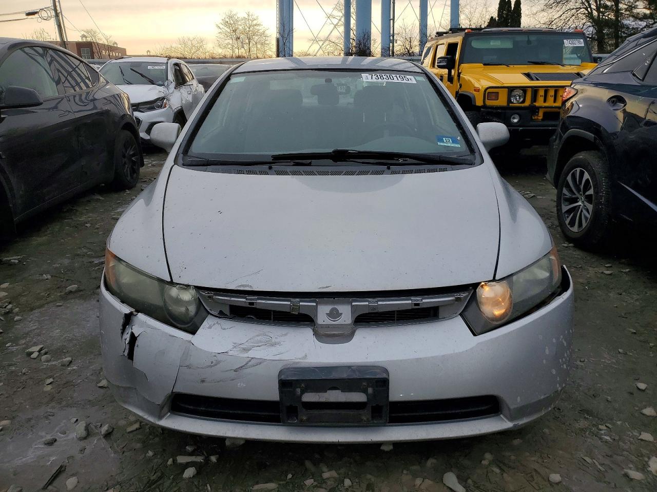 2008 Honda Civic Lx Silver vin: 1HGFA16558L064367
