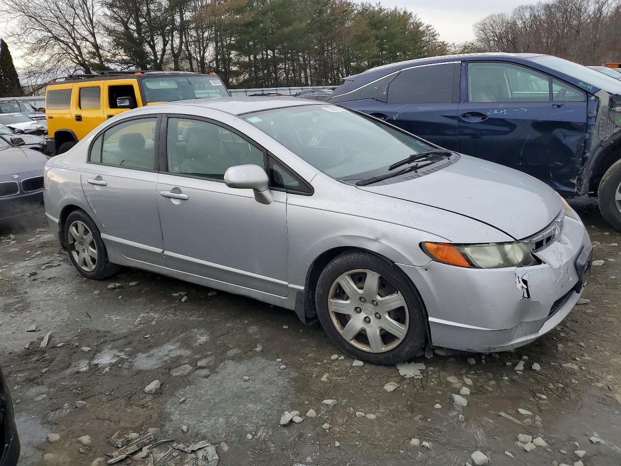 2008 Honda Civic Lx Silver vin: 1HGFA16558L064367