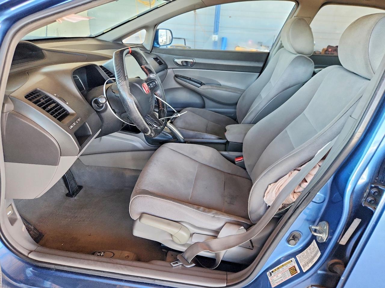 2008 Honda Civic Lx Blue vin: 1HGFA16558L077281