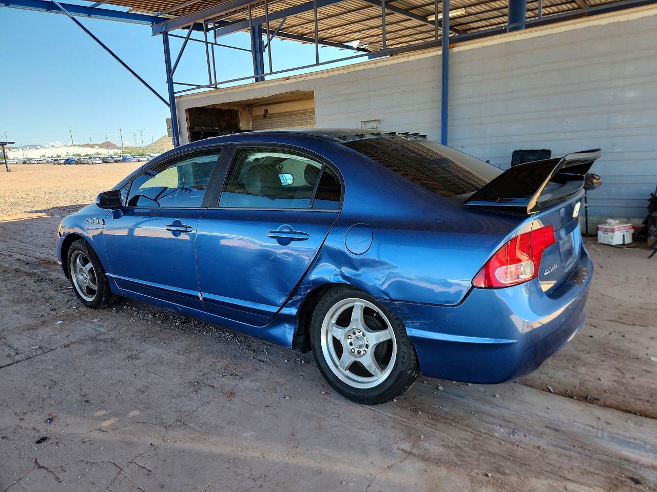 2008 Honda Civic Lx Blue vin: 1HGFA16558L077281