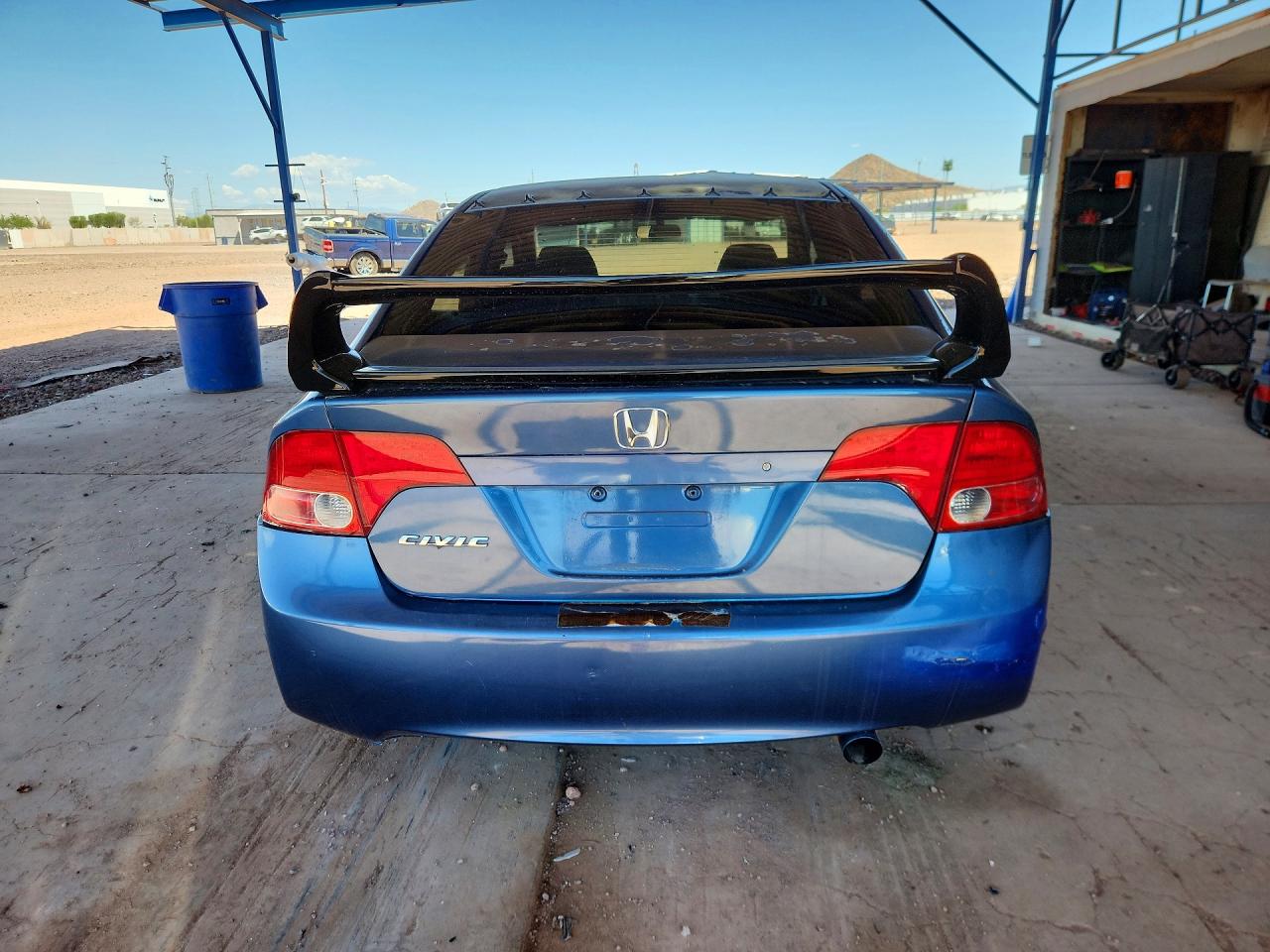 2008 Honda Civic Lx Blue vin: 1HGFA16558L077281