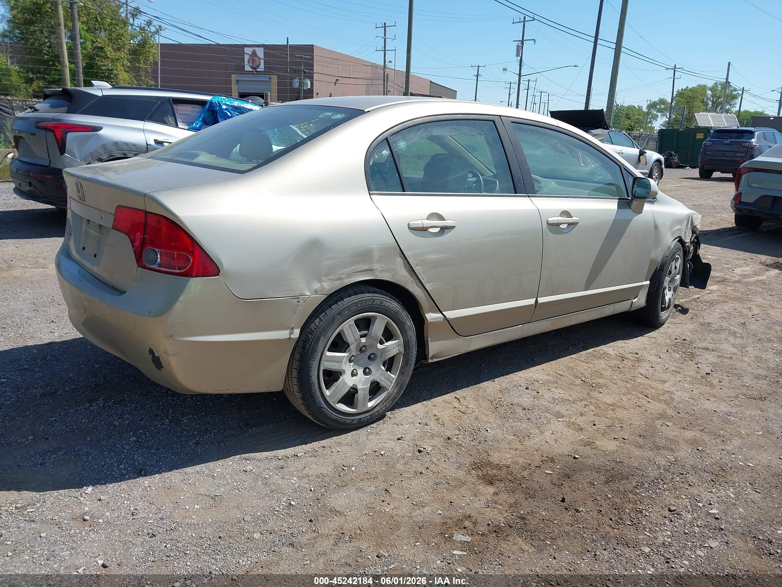 2008 Honda Civic Lx Gold vin: 1HGFA16558L095909