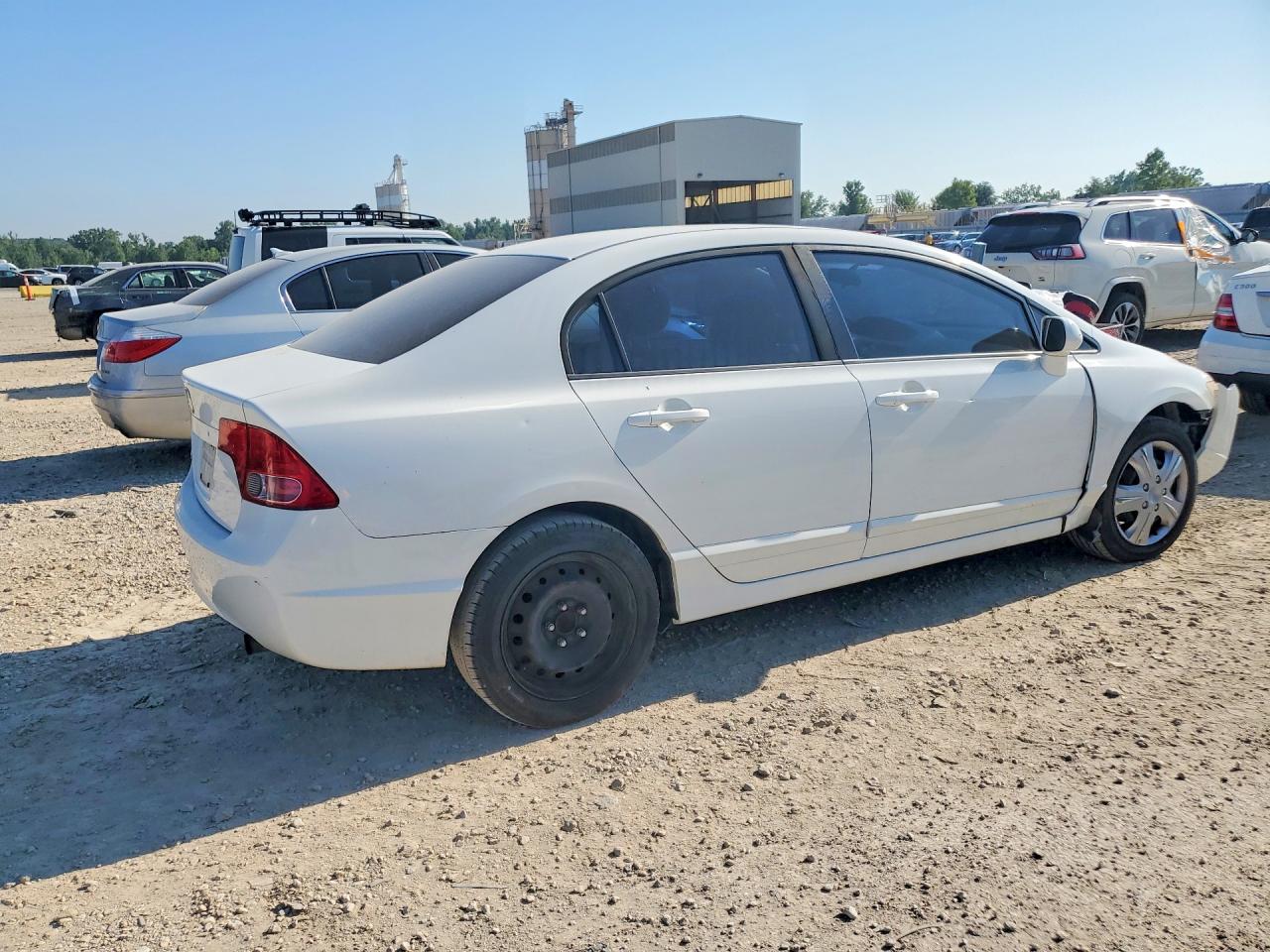 2008 Honda Civic Lx White vin: 1HGFA16558L105905