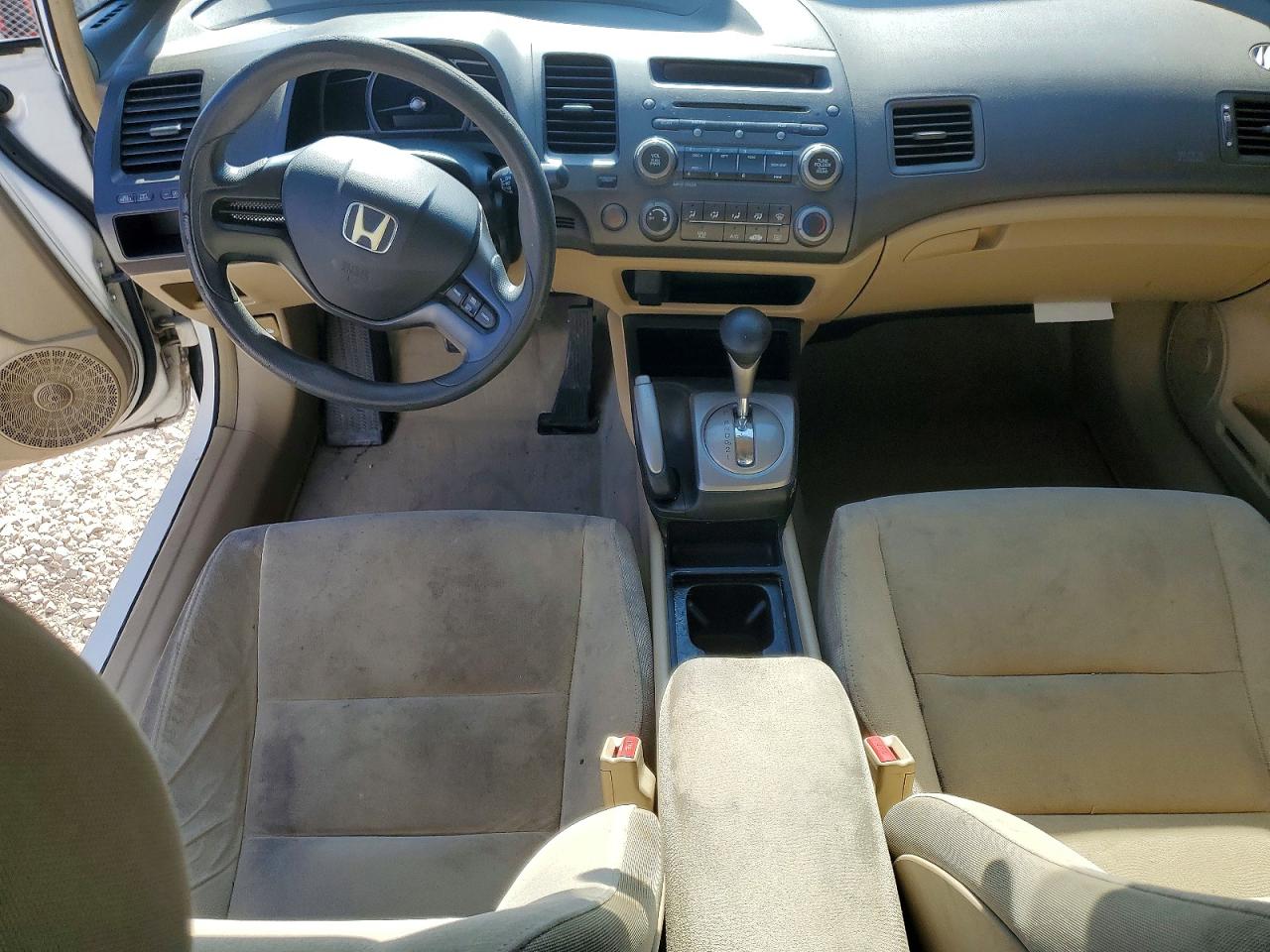 2008 Honda Civic Lx White vin: 1HGFA16558L105905