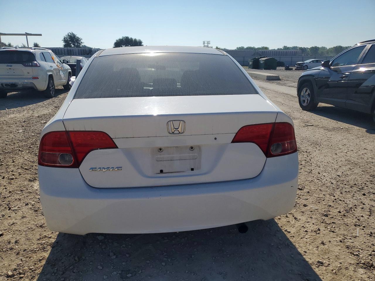 2008 Honda Civic Lx White vin: 1HGFA16558L105905
