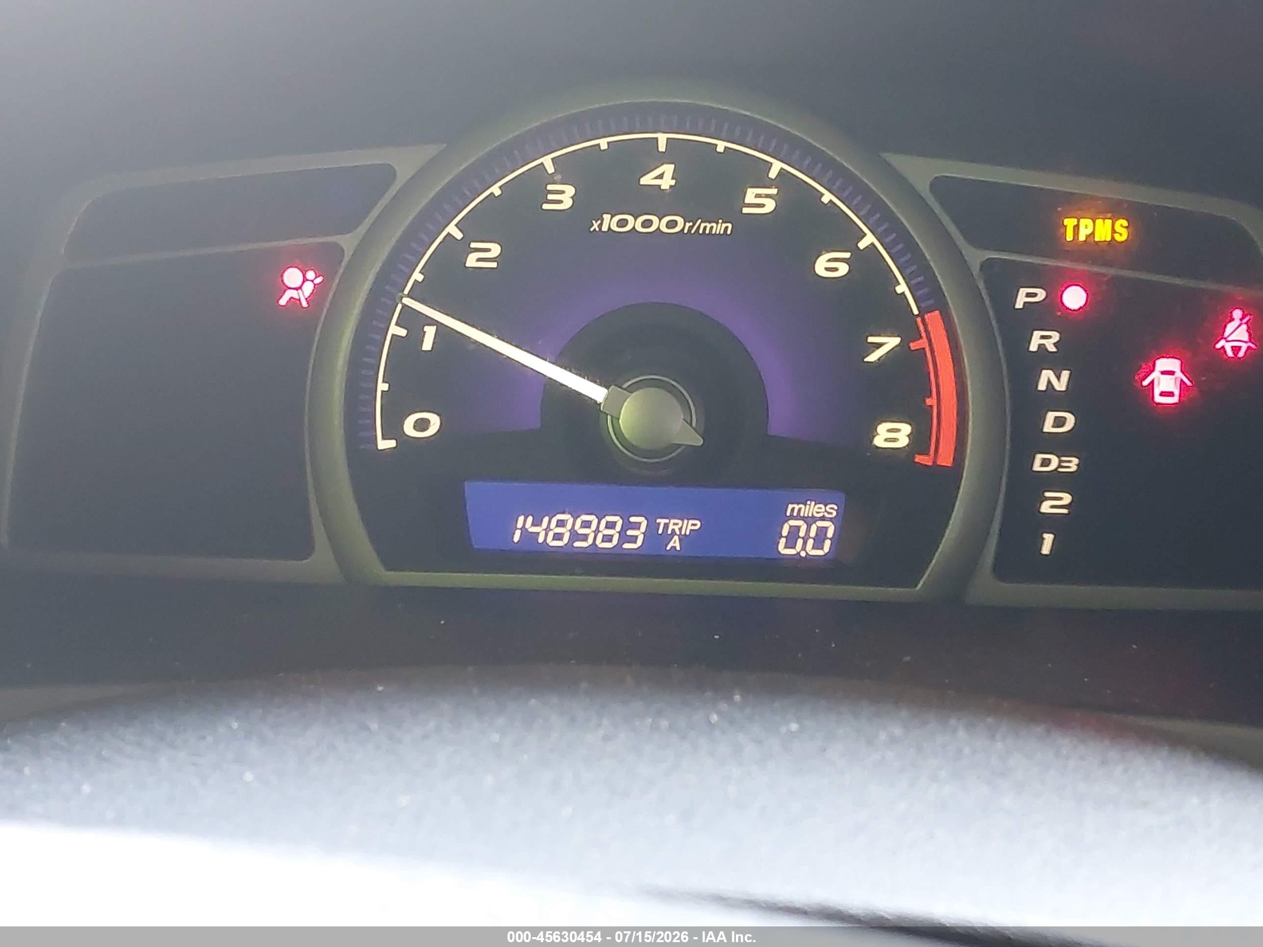 2008 Honda Civic Lx White vin: 1HGFA16558L112997