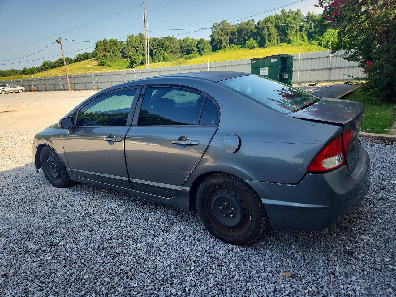 2009 Honda Civic Lx Gray vin: 1HGFA16559L016773