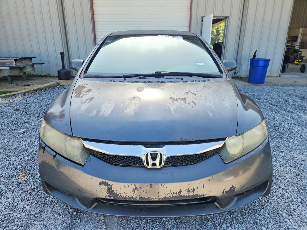 2009 Honda Civic Lx Gray vin: 1HGFA16559L016773