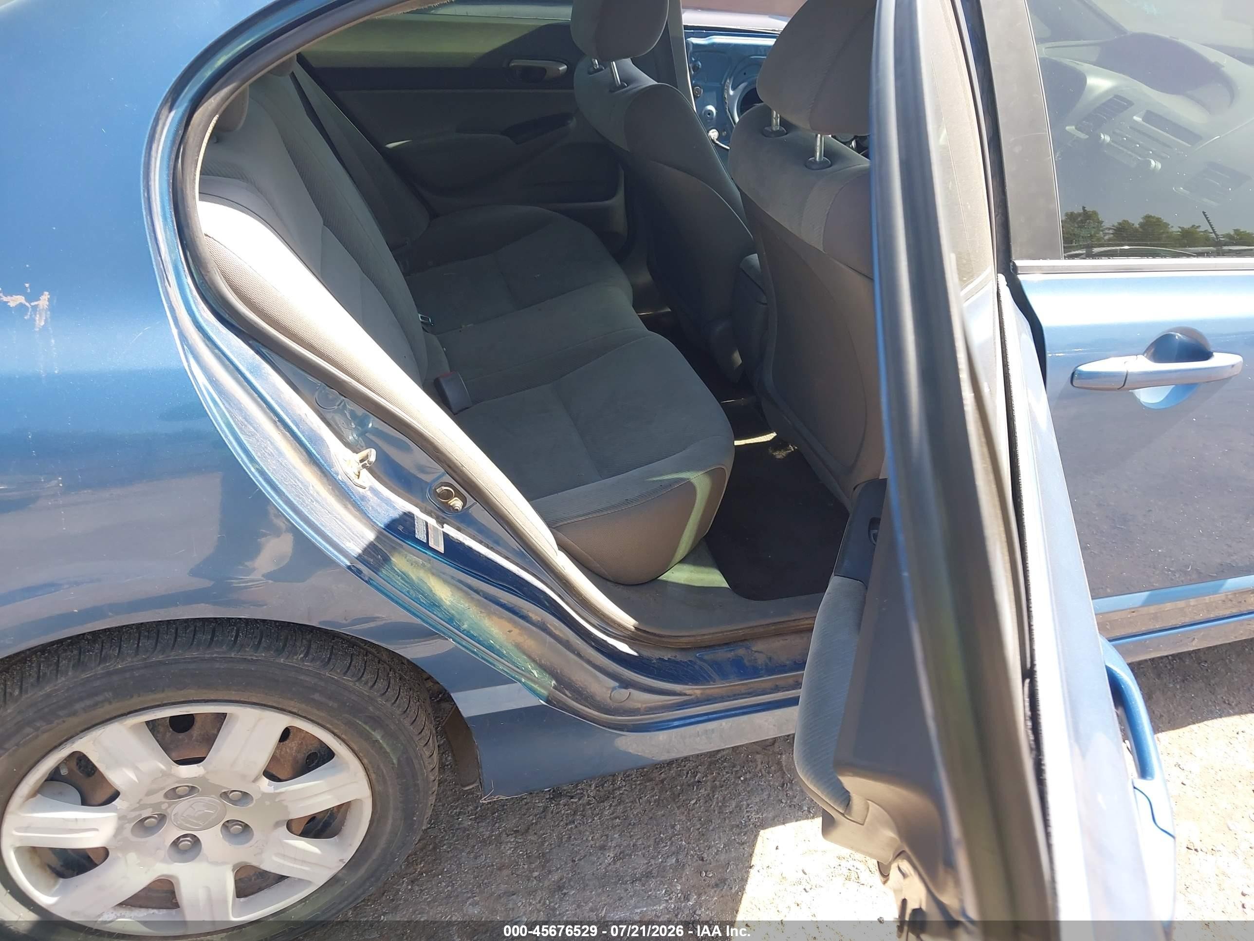 2009 Honda Civic Lx Серый vin: 1HGFA16559L017311