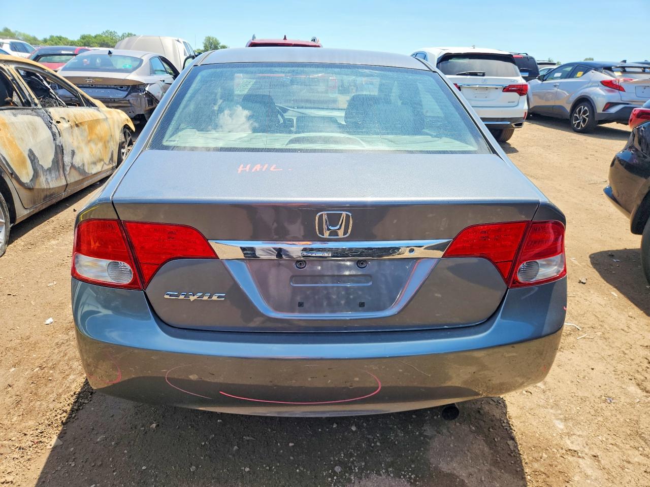 2009 Honda Civic Lx Silver vin: 1HGFA16559L017633
